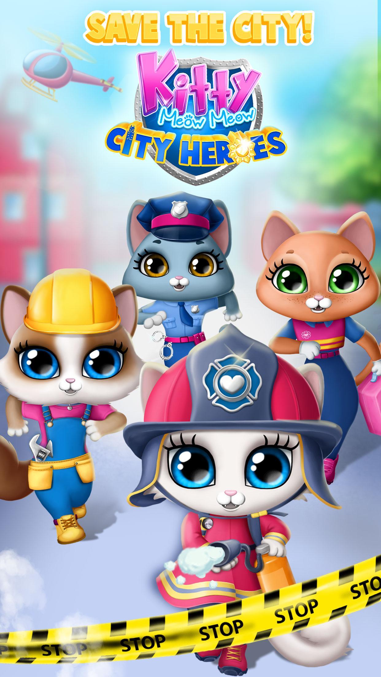 Kitty Meow Meow City Heroes Cats to the Rescue 2.0.56 Screenshot 1