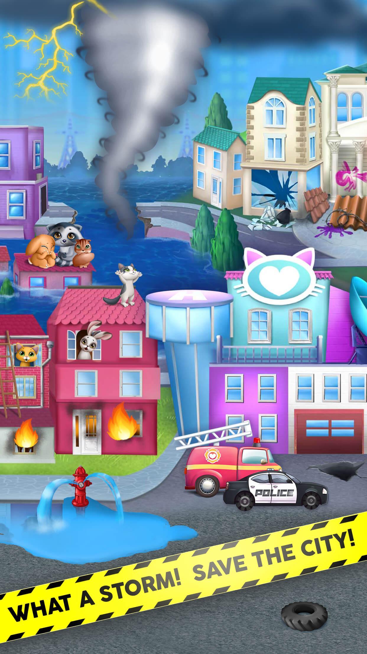 Kitty Meow Meow City Heroes Cats to the Rescue 2.0.56 Screenshot 2