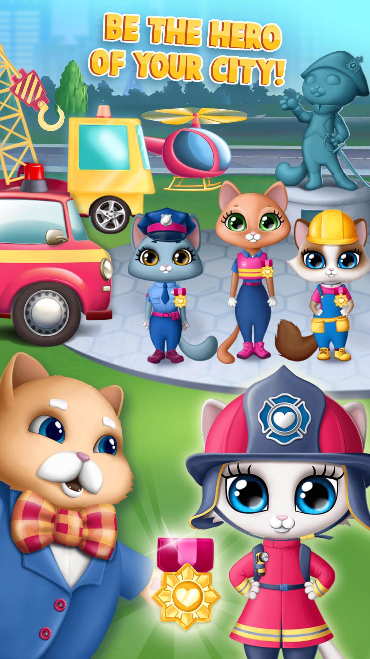 Kitty Meow Meow City Heroes Cats to the Rescue 2.0.56 Screenshot 8