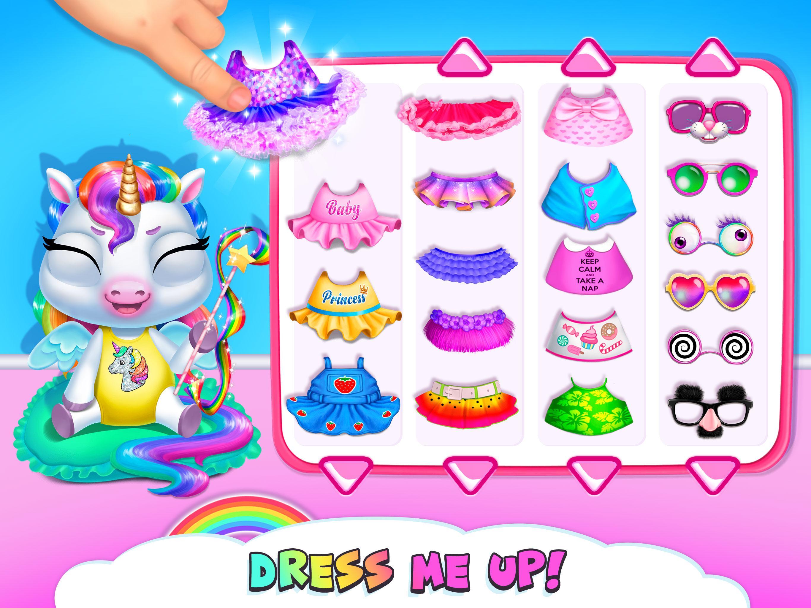 My Baby Unicorn Virtual Pony Pet Care & Dress Up 9.0.24 Screenshot 10