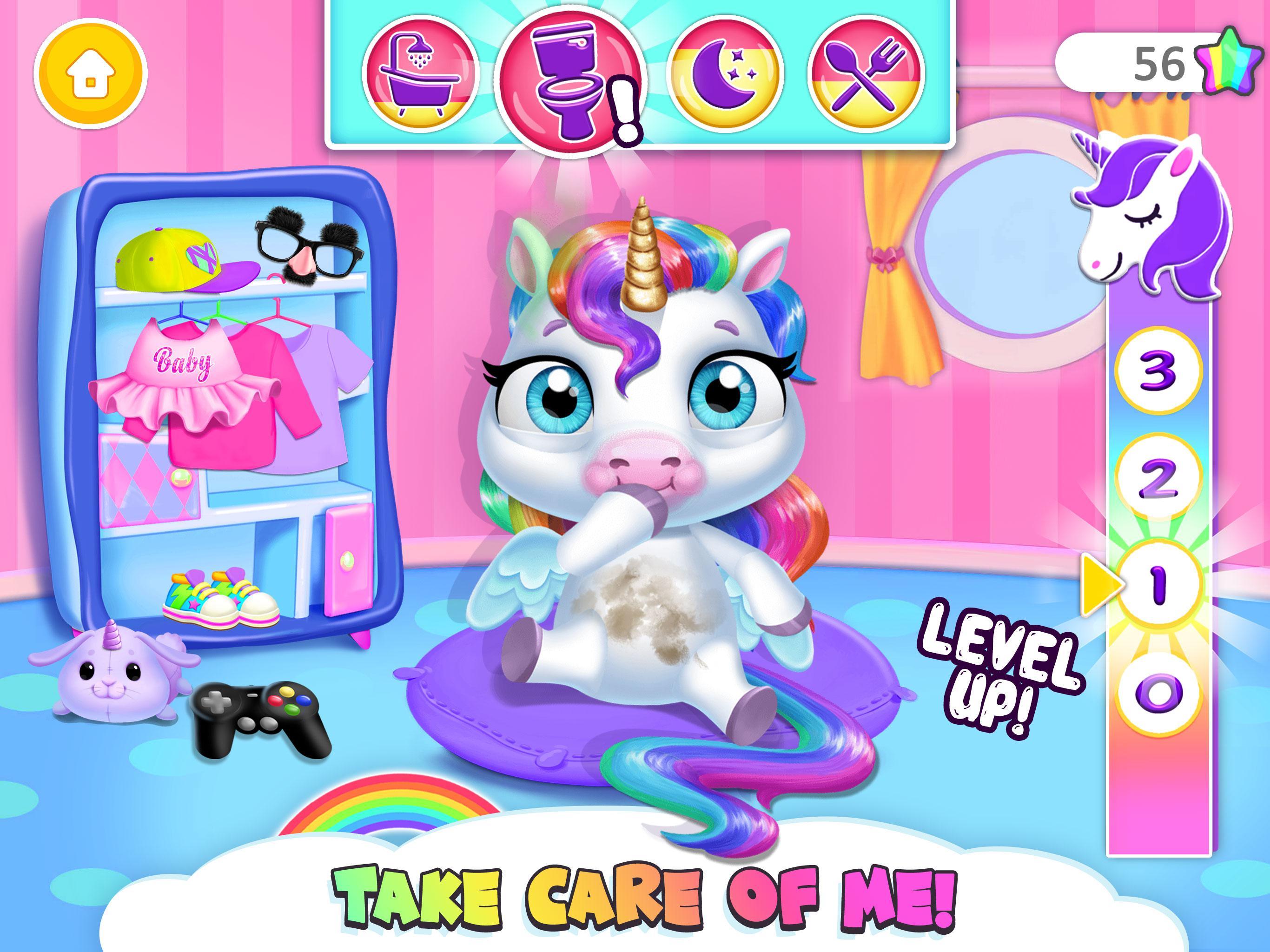 My Baby Unicorn Virtual Pony Pet Care & Dress Up 9.0.24 Screenshot 13