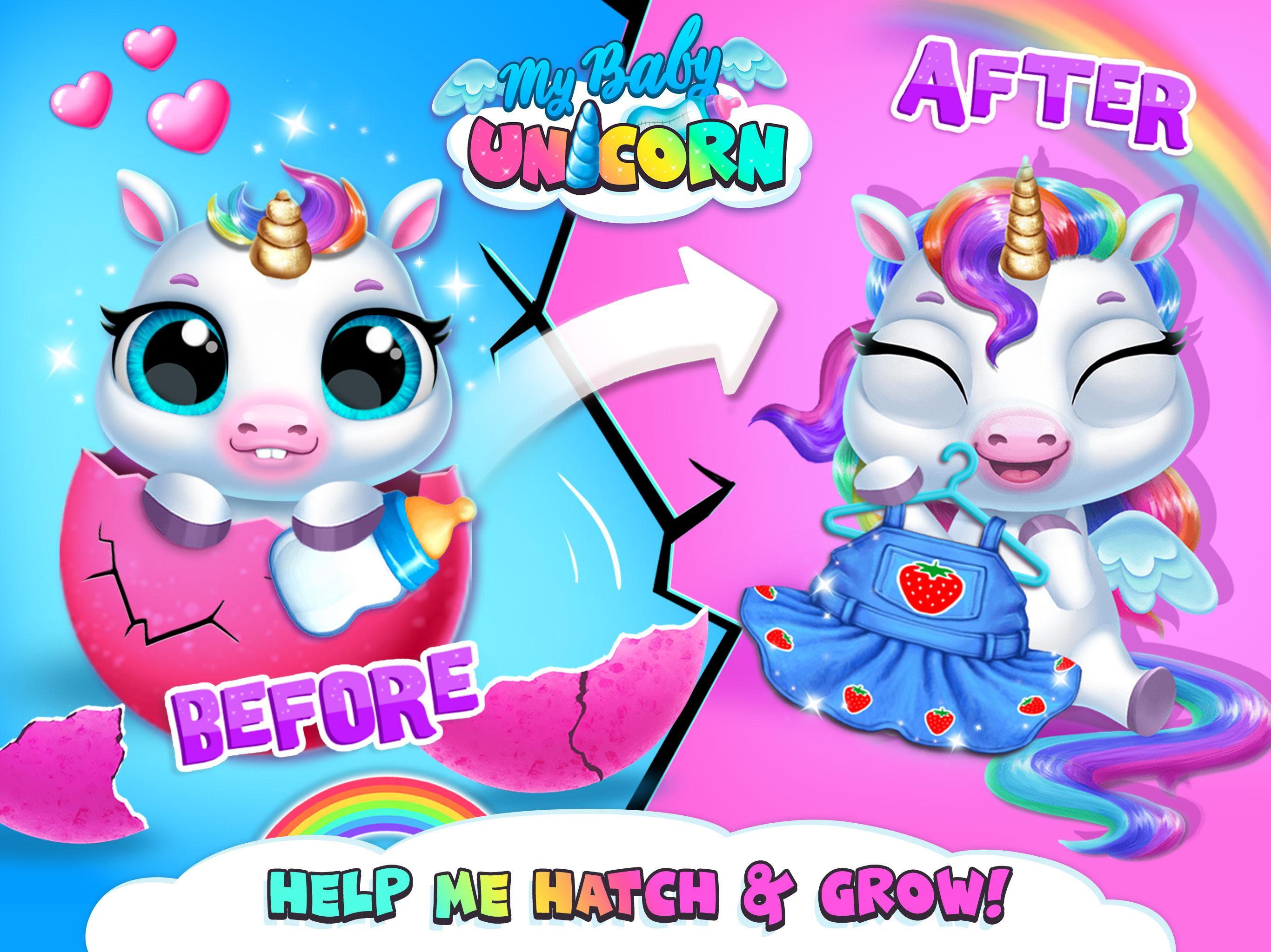 My Baby Unicorn Virtual Pony Pet Care & Dress Up 9.0.24 Screenshot 17