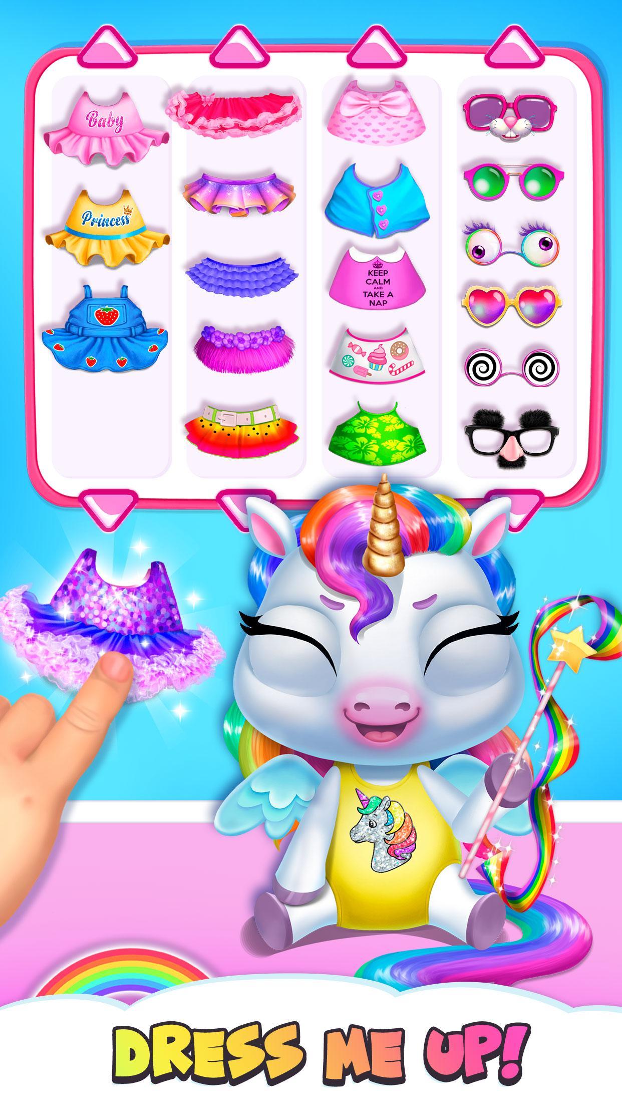 My Baby Unicorn Virtual Pony Pet Care & Dress Up 9.0.24 Screenshot 2