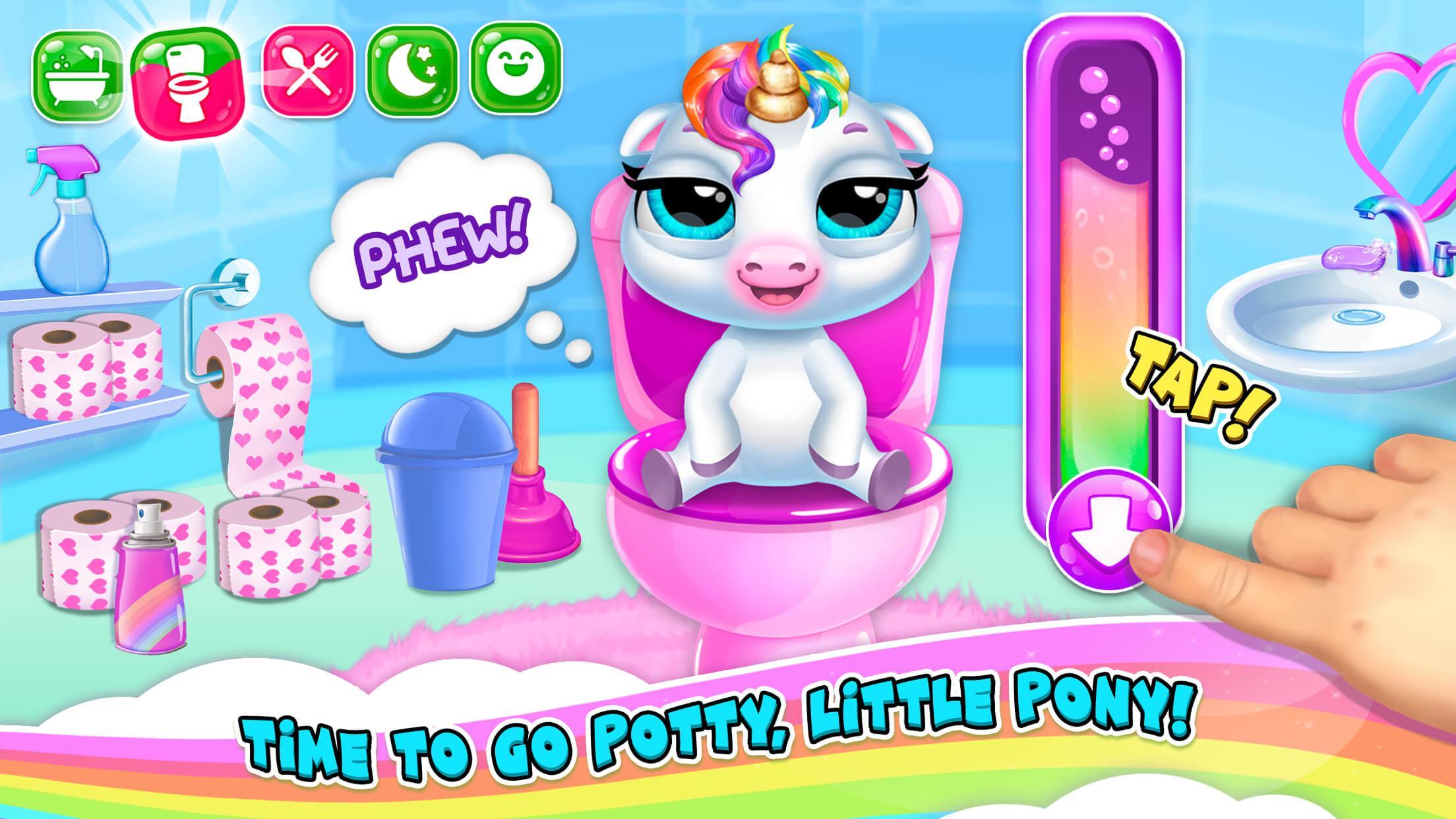My Baby Unicorn 2 - New Virtual Pony Pet 1.0.49 Screenshot 2