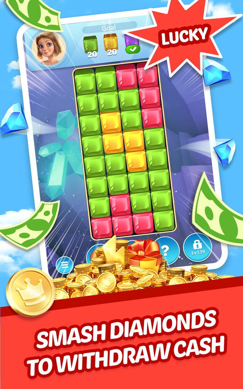 Lucky Diamond – Gem Blast Crush Puzzle to Big Win 1.1.8 Screenshot 9