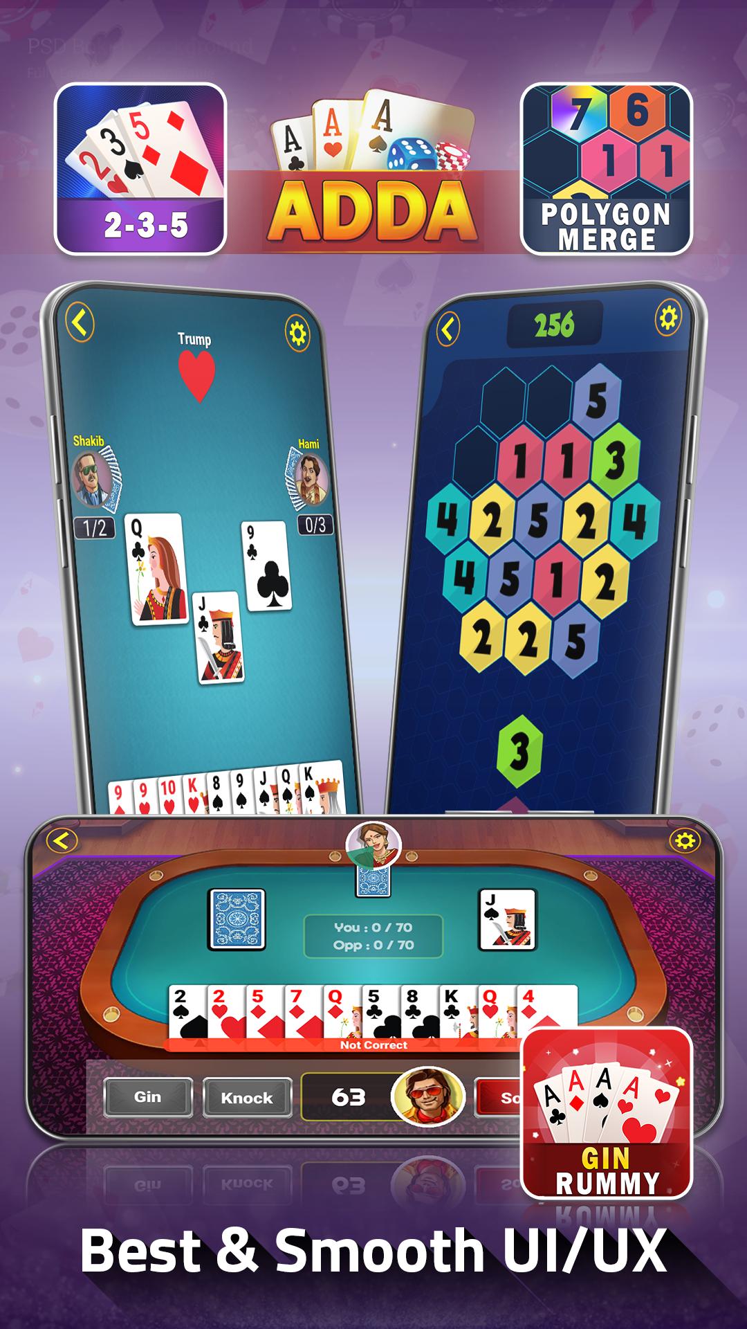 Adda : Rummy , Callbreak ,Solitaire & 29 Card Game 9.02 Screenshot 15