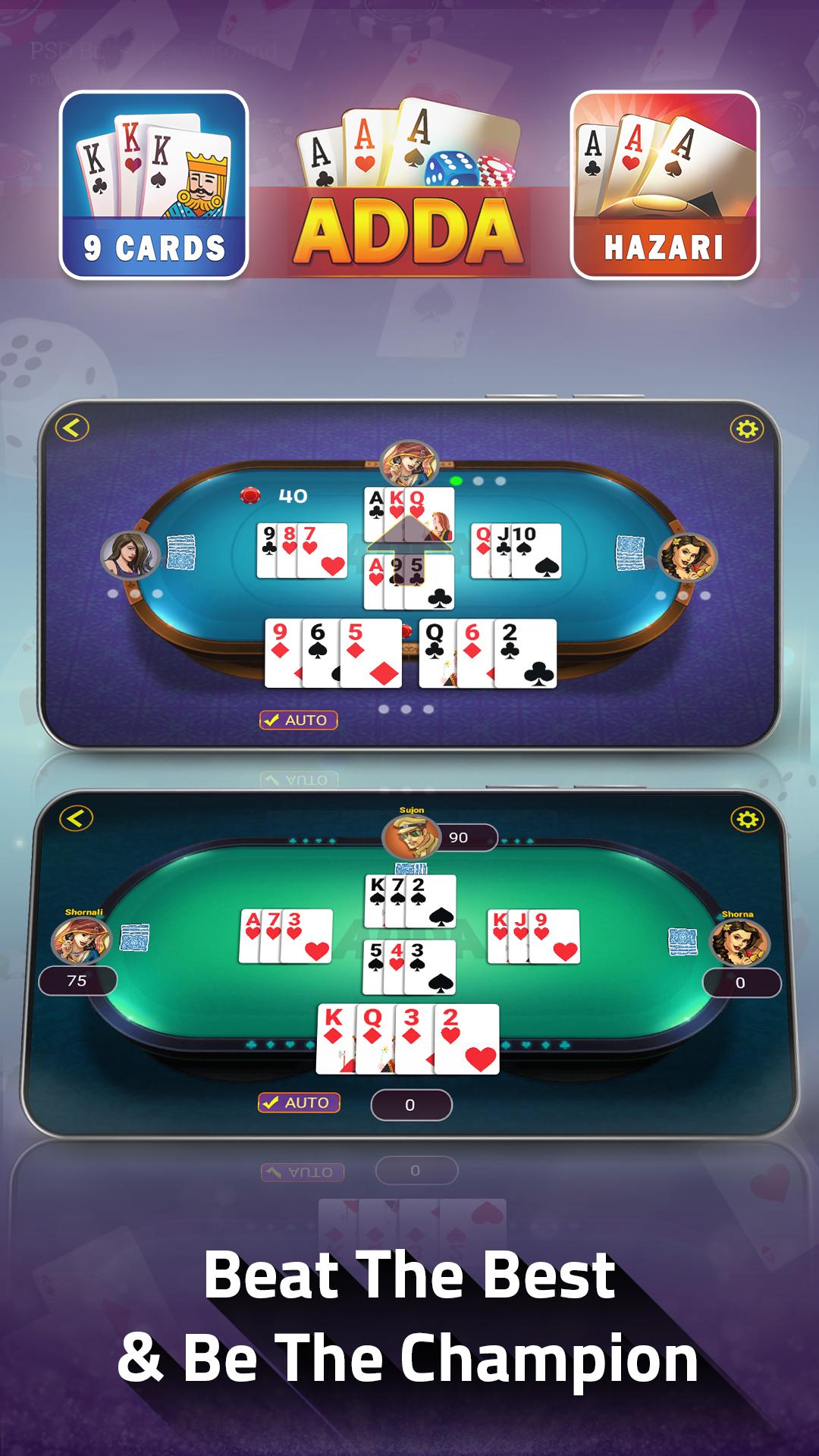 Adda : Rummy , Callbreak ,Solitaire & 29 Card Game 9.02 Screenshot 7