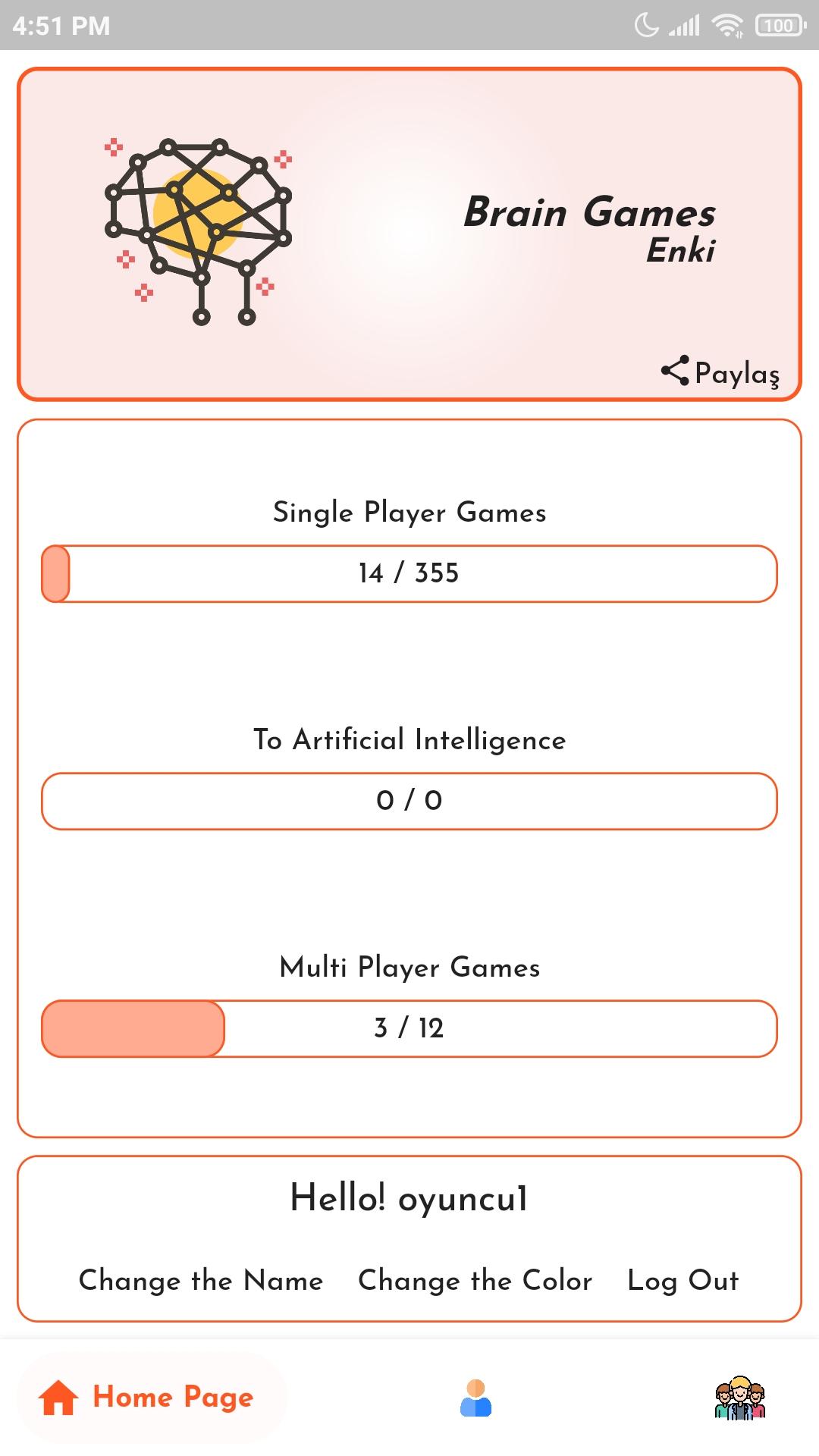 Brain Games - Enki 2.10.2 Screenshot 1