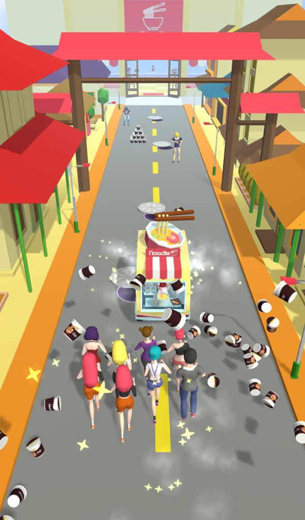 Noodle Rush Run Food Truck Challenge 3D 1.0.5 Screenshot 1