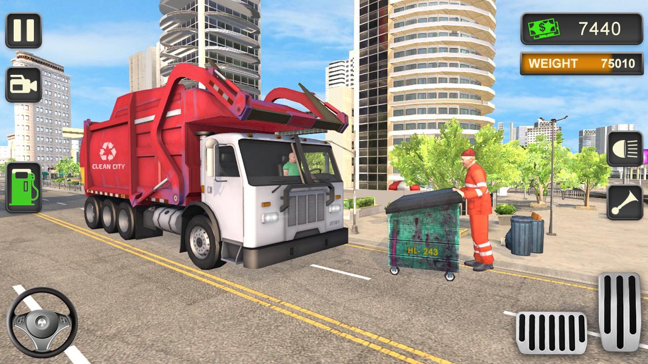 Trash Truck Simulator 2020 - Free Driving Games 0.8 Screenshot 2