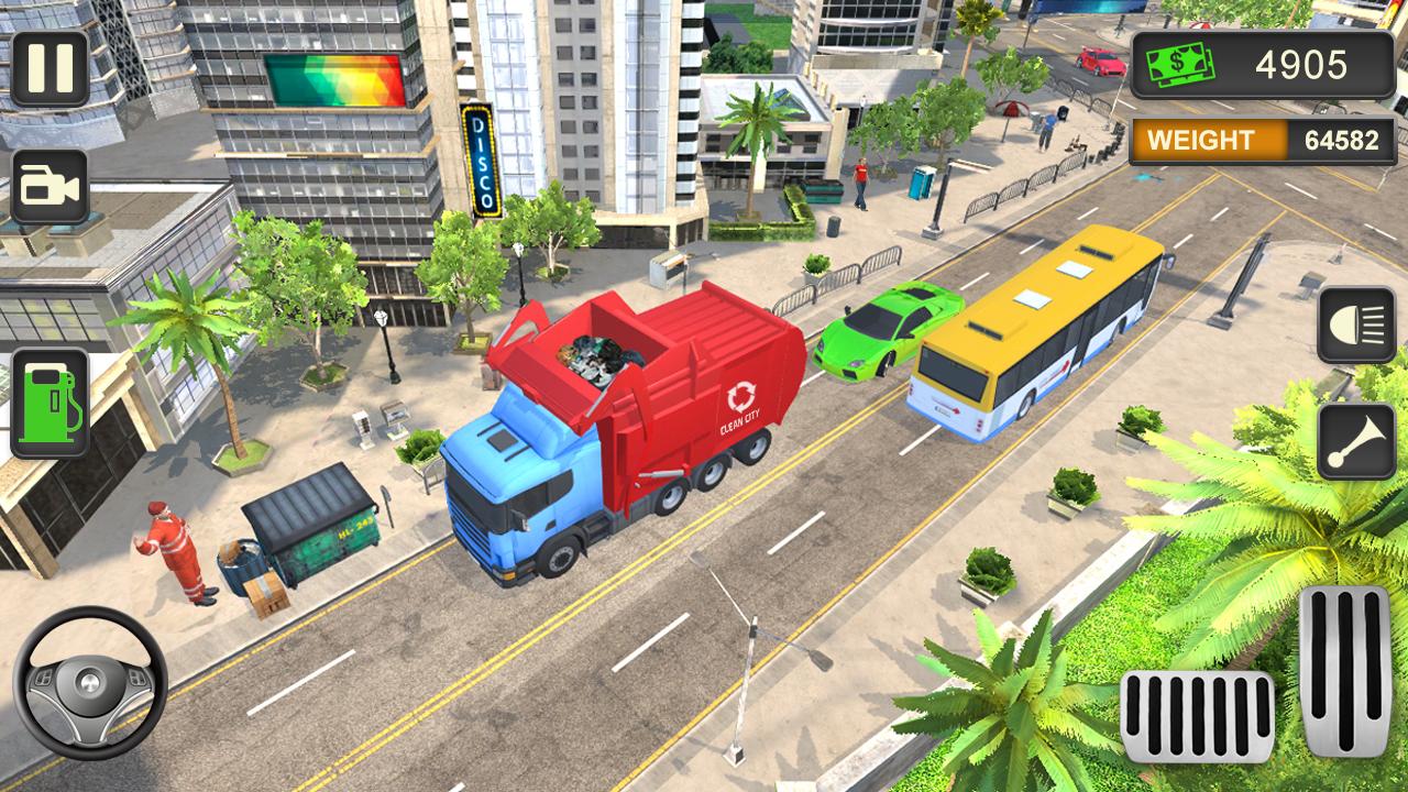Trash Truck Simulator 2020 - Free Driving Games 0.8 Screenshot 4