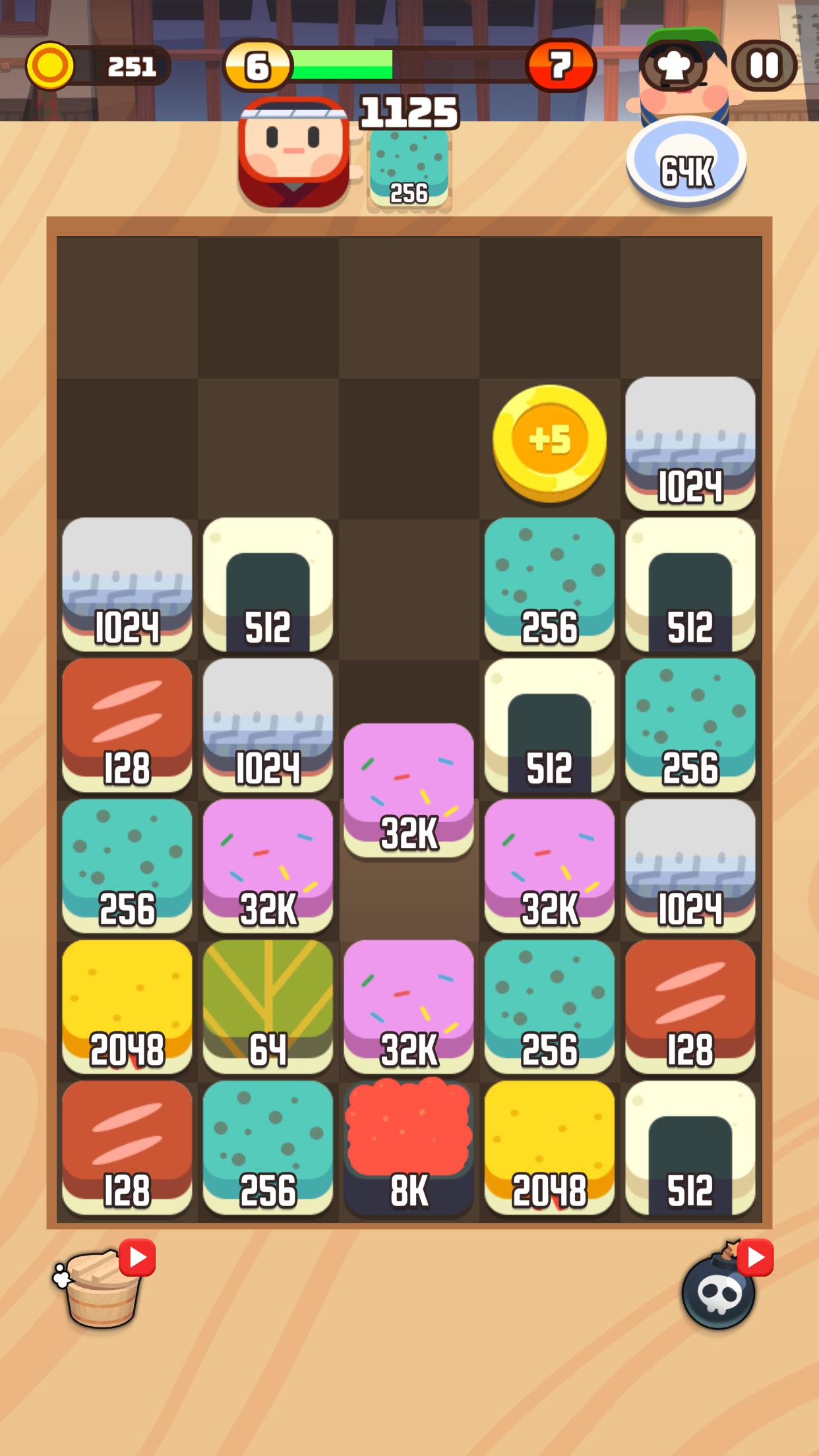 Sushi Drop Merge Puzzle 1.0.2 Screenshot 1