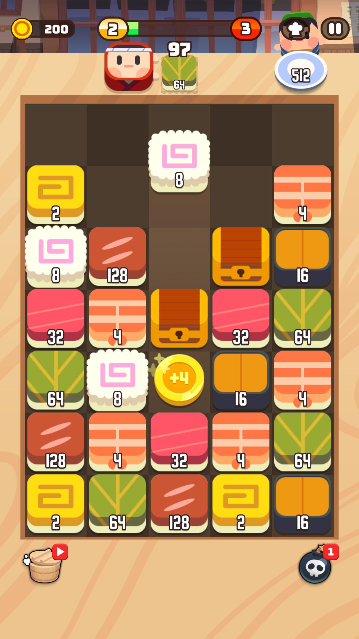 Sushi Drop Merge Puzzle 1.0.2 Screenshot 2