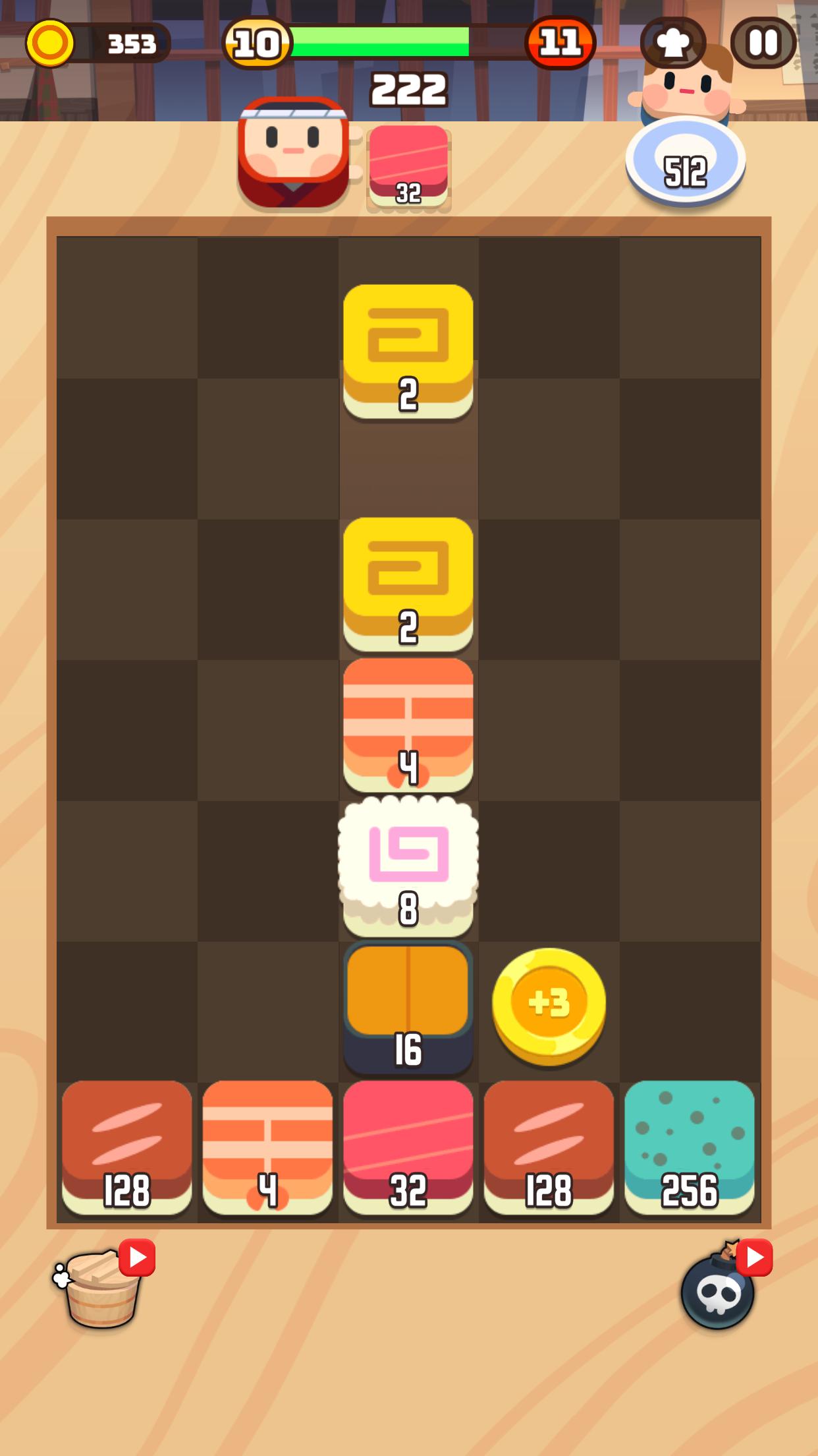 Sushi Drop Merge Puzzle 1.0.2 Screenshot 3