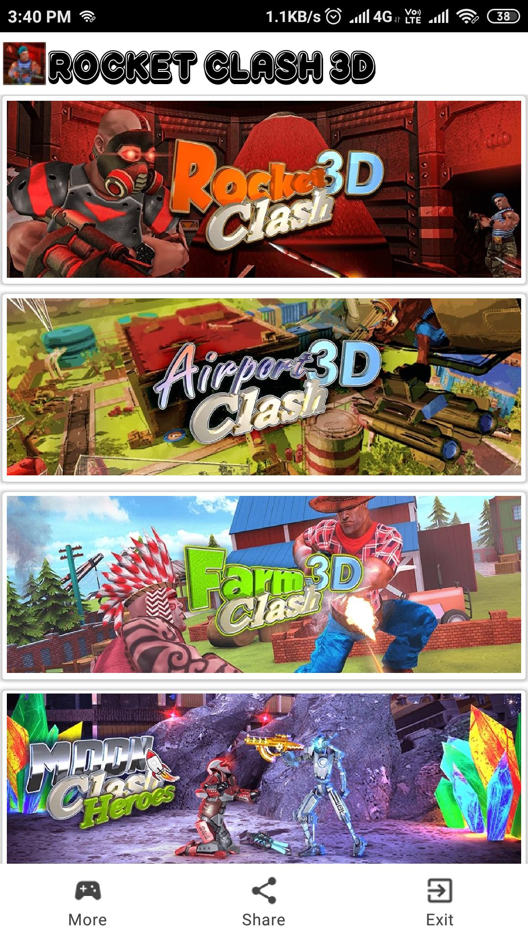 Rocket Clash 3D Third person shooter multiplayer 1.3.14 Screenshot 1