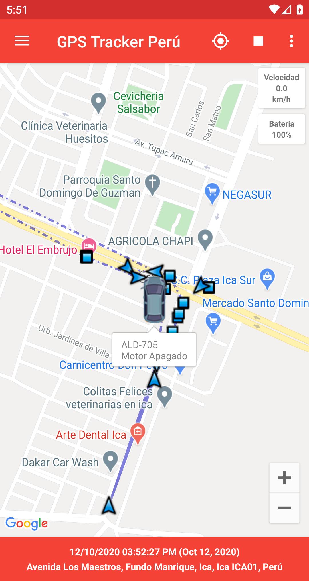 GPS Tracker Perú 2.04 Screenshot 3