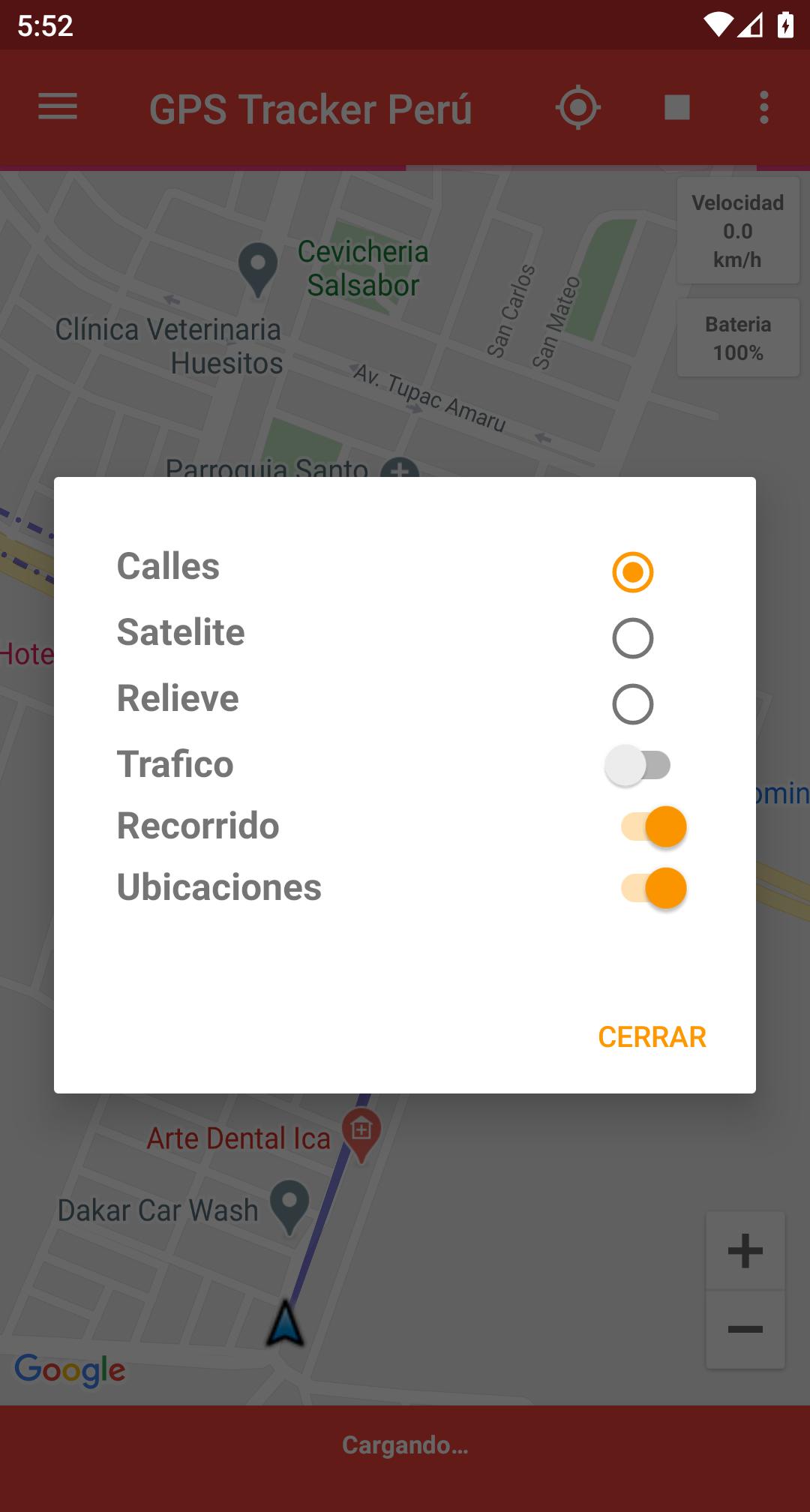 GPS Tracker Perú 2.04 Screenshot 5