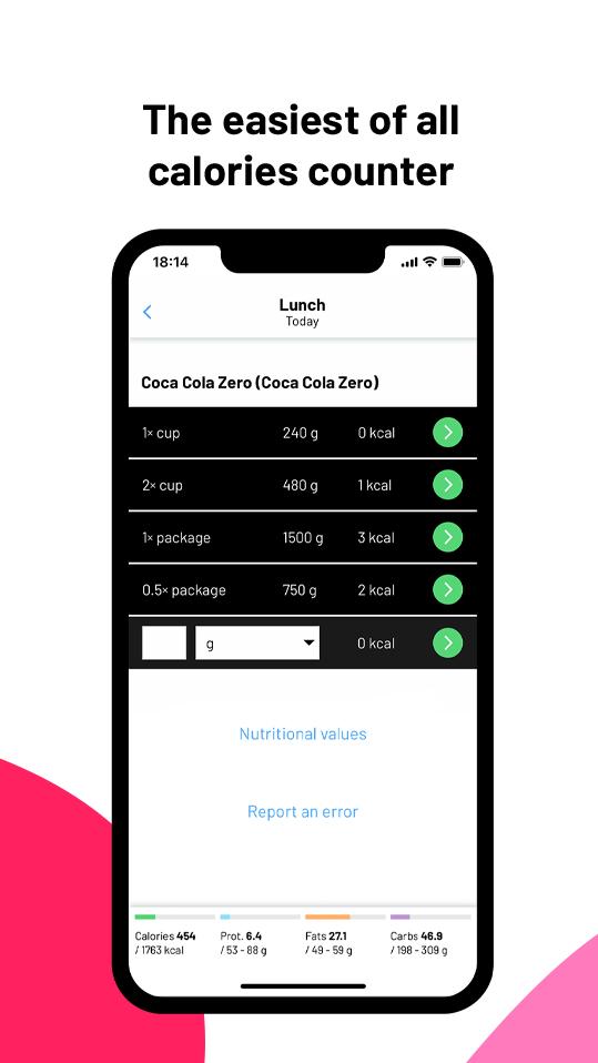 Fitatu Calorie Counter - Free Weight Loss Tracker 3.2.0 Screenshot 2