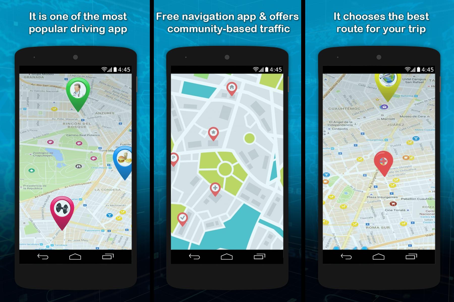 Free Wayse  GPS navigation walkthrough 1.0 Screenshot 2