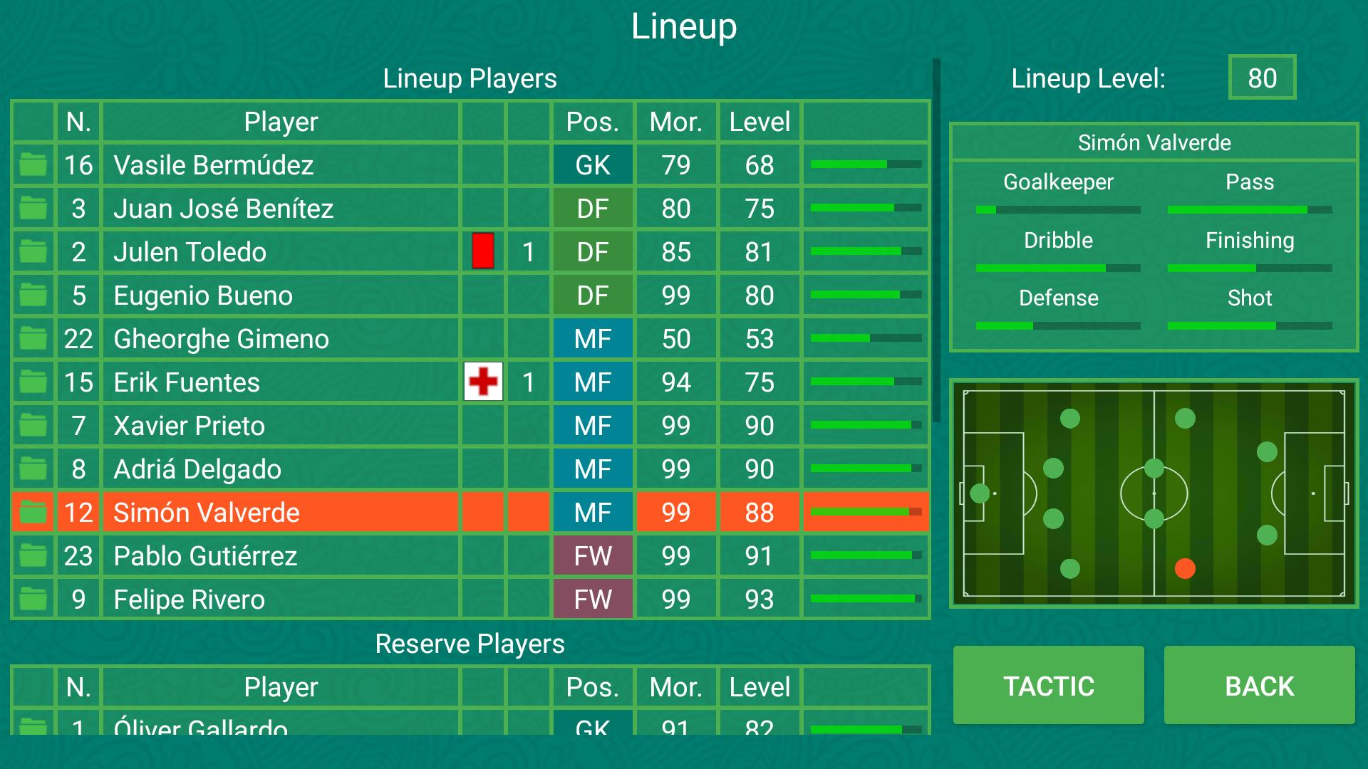 Football Team Manager 1.1.5 Screenshot 1