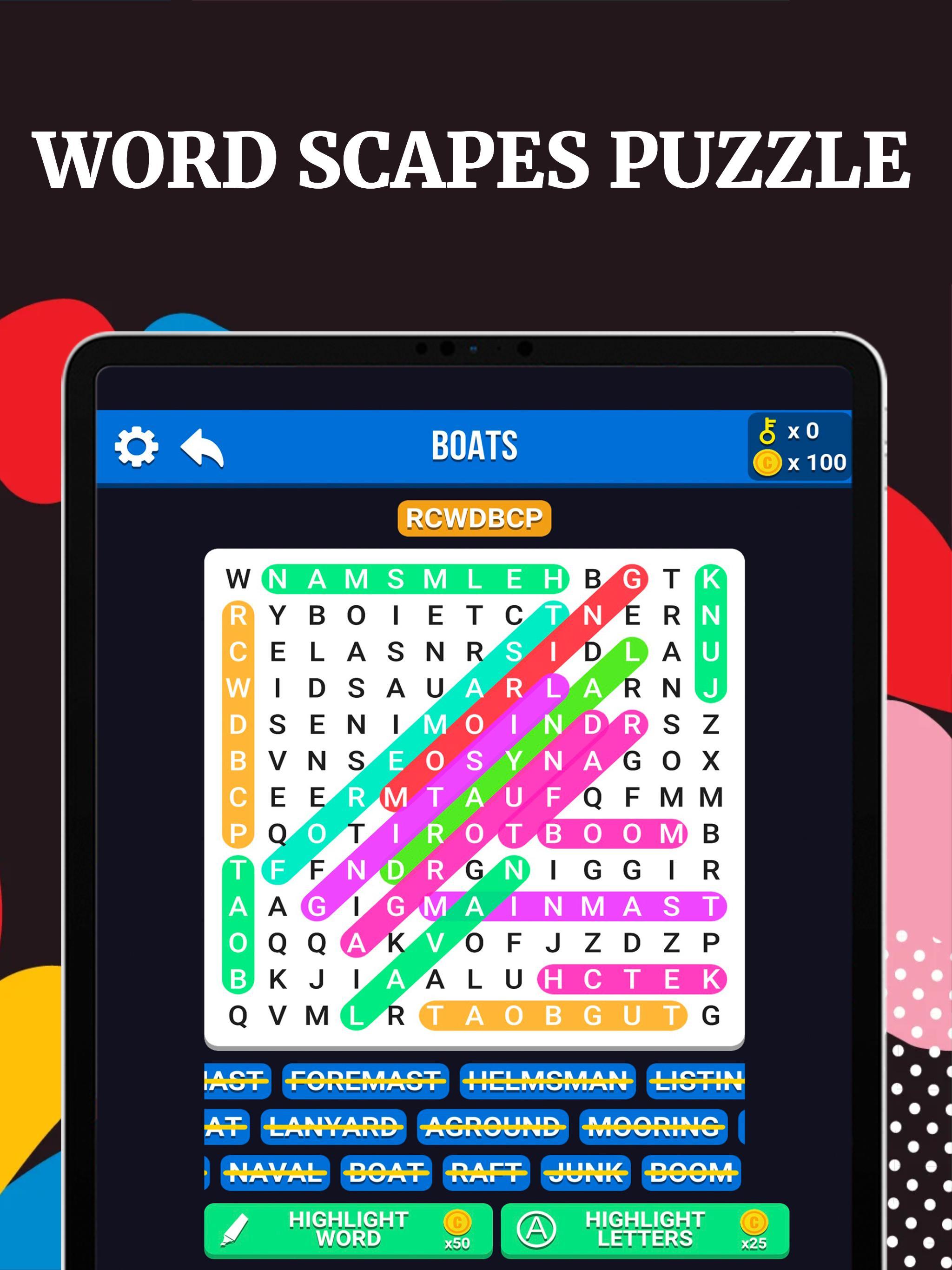 Free Word Search Puzzle - Crossword Puzzle Quest 1.0.8 Screenshot 10