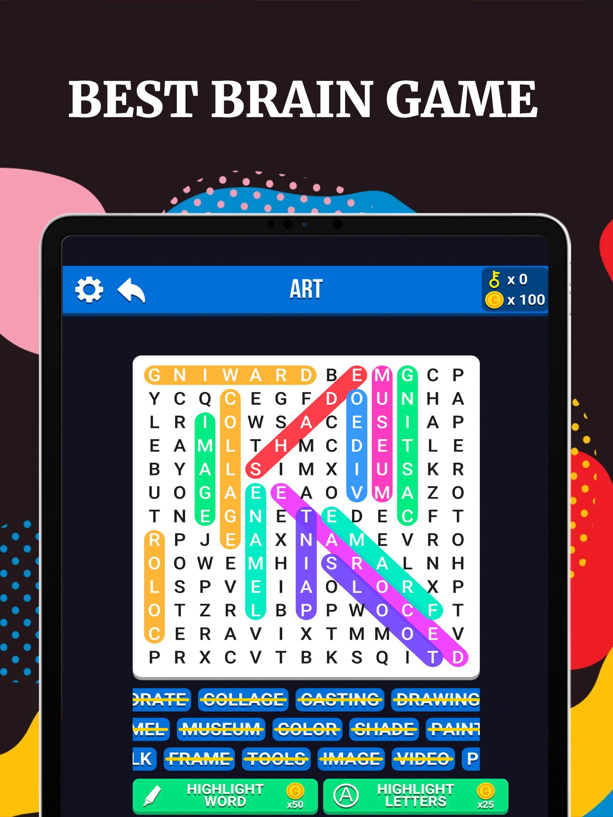 Free Word Search Puzzle - Crossword Puzzle Quest 1.0.8 Screenshot 13