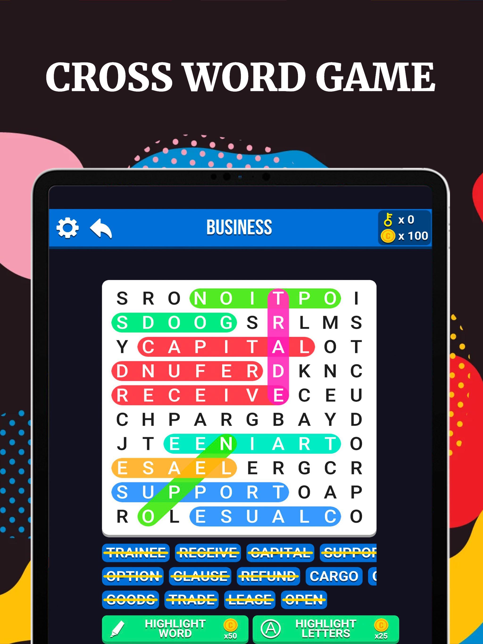 Free Word Search Puzzle - Crossword Puzzle Quest 1.0.8 Screenshot 14