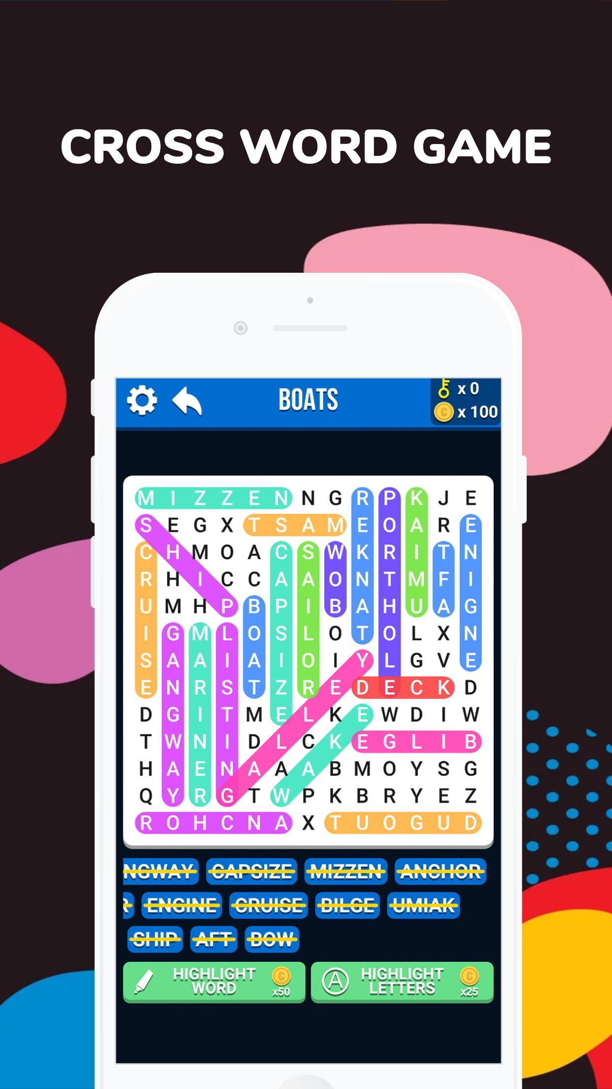 Free Word Search Puzzle - Crossword Puzzle Quest 1.0.8 Screenshot 2