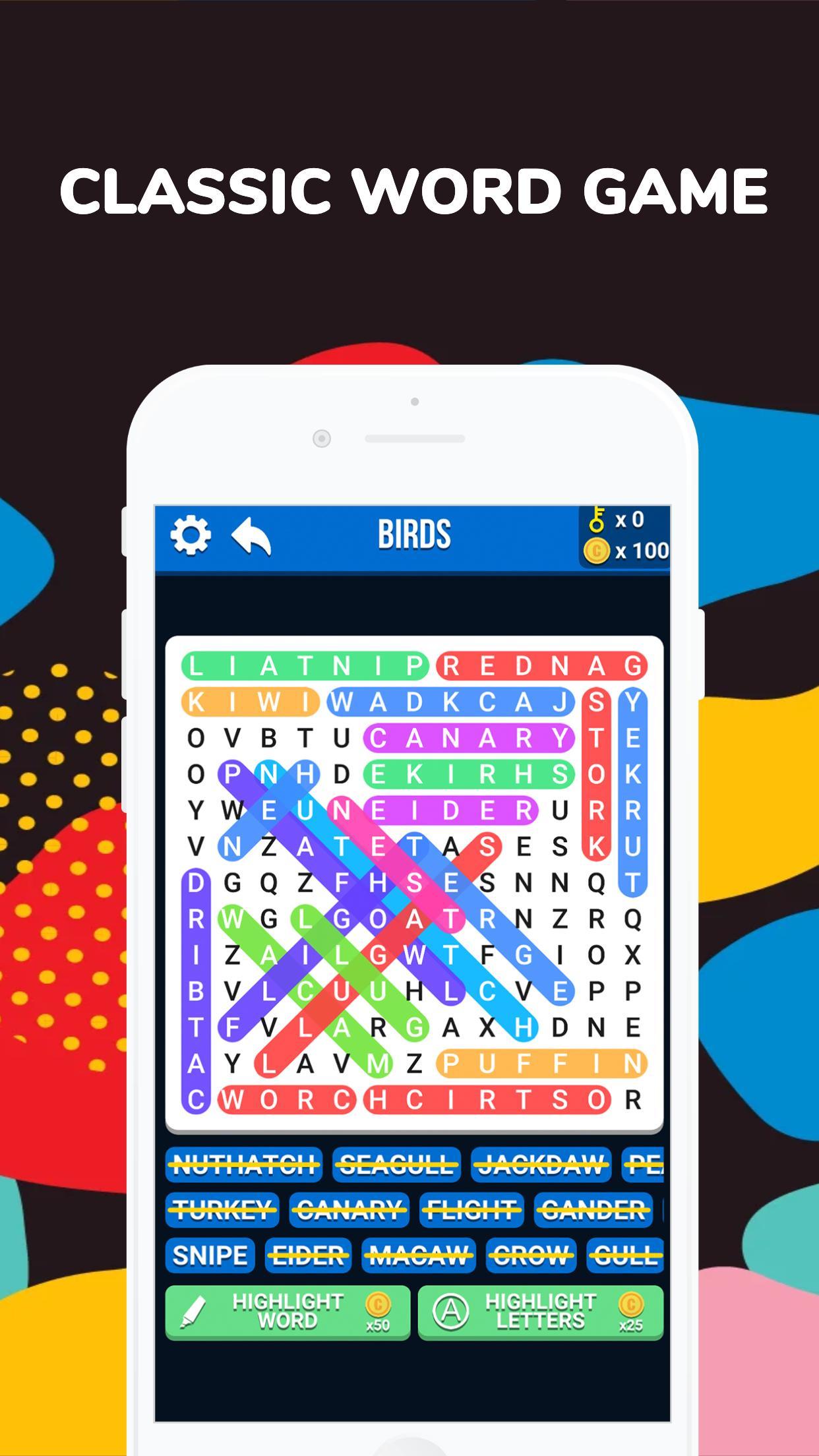 Free Word Search Puzzle - Crossword Puzzle Quest 1.0.8 Screenshot 4