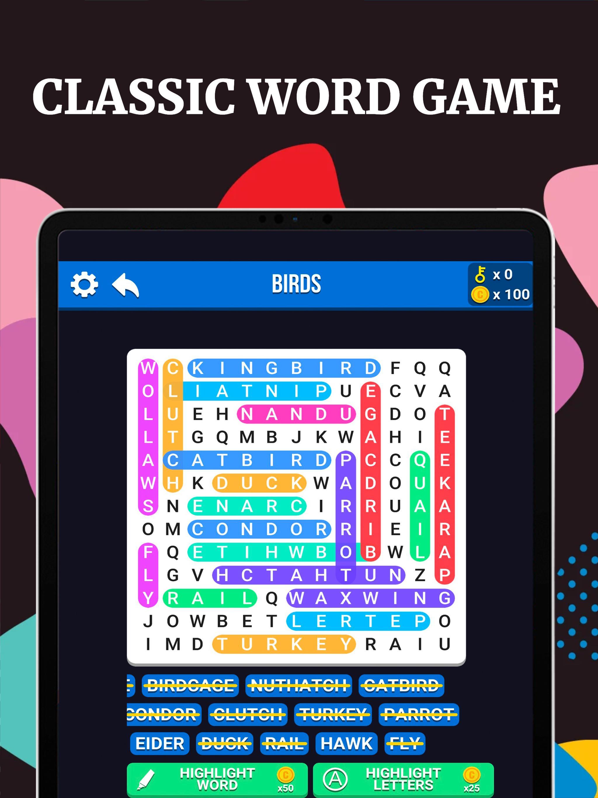 Free Word Search Puzzle - Crossword Puzzle Quest 1.0.8 Screenshot 6
