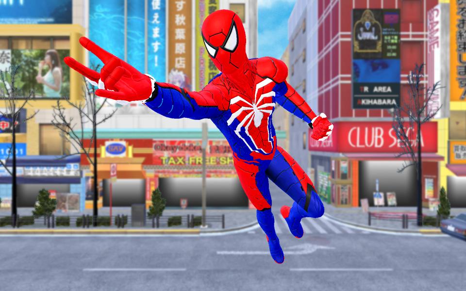 Spider Hero Fight Gangster Rope Battle Crime City 6.0 Screenshot 1