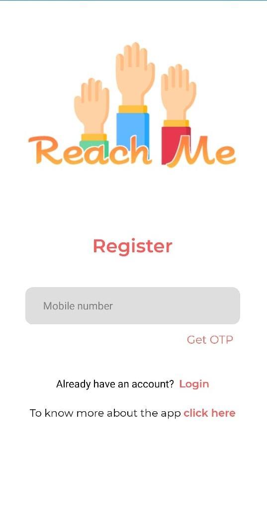 Reach Me Connect Volunteers with the Needy 1.19 Screenshot 2