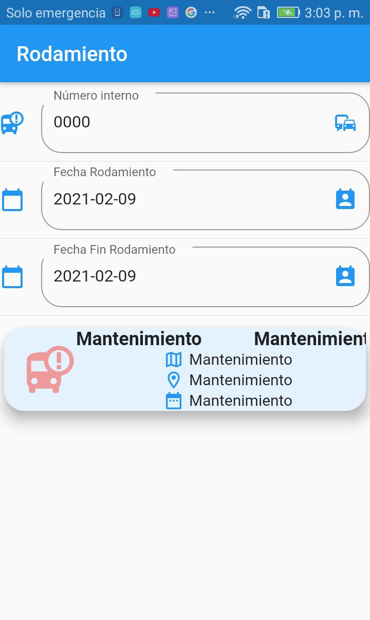 Rodamiento Unitrans 1.0.0 Screenshot 2