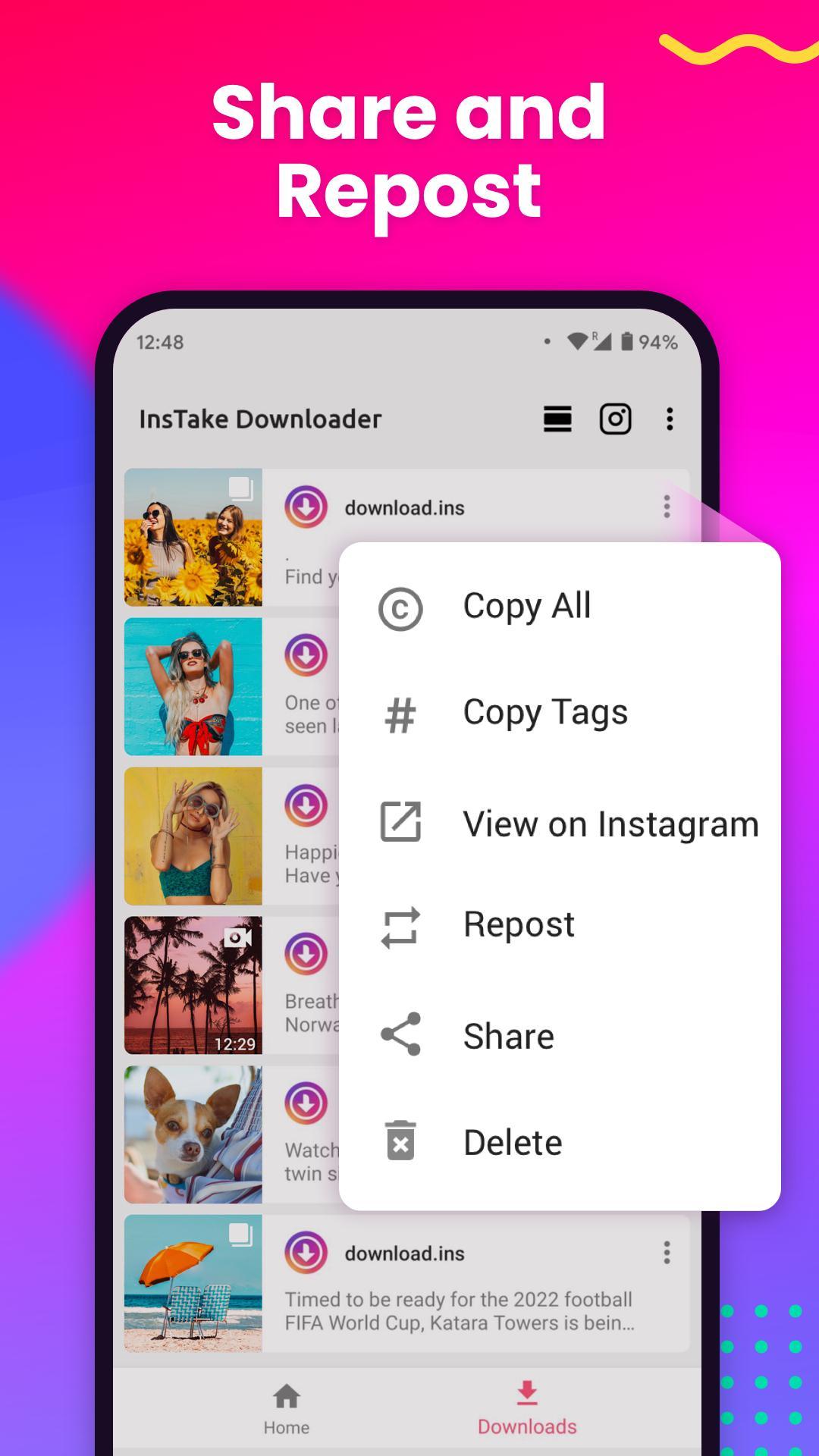 Photo & Video Downloader for Instagram - Repost IG 1.03.91.0827 Screenshot 5