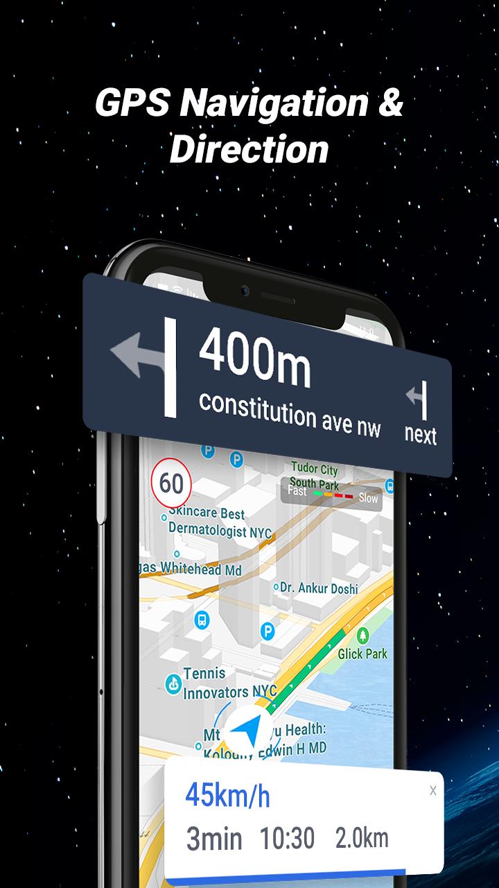 GPS Navigation - Map Locator & Route Planner 7.4.4 Screenshot 1