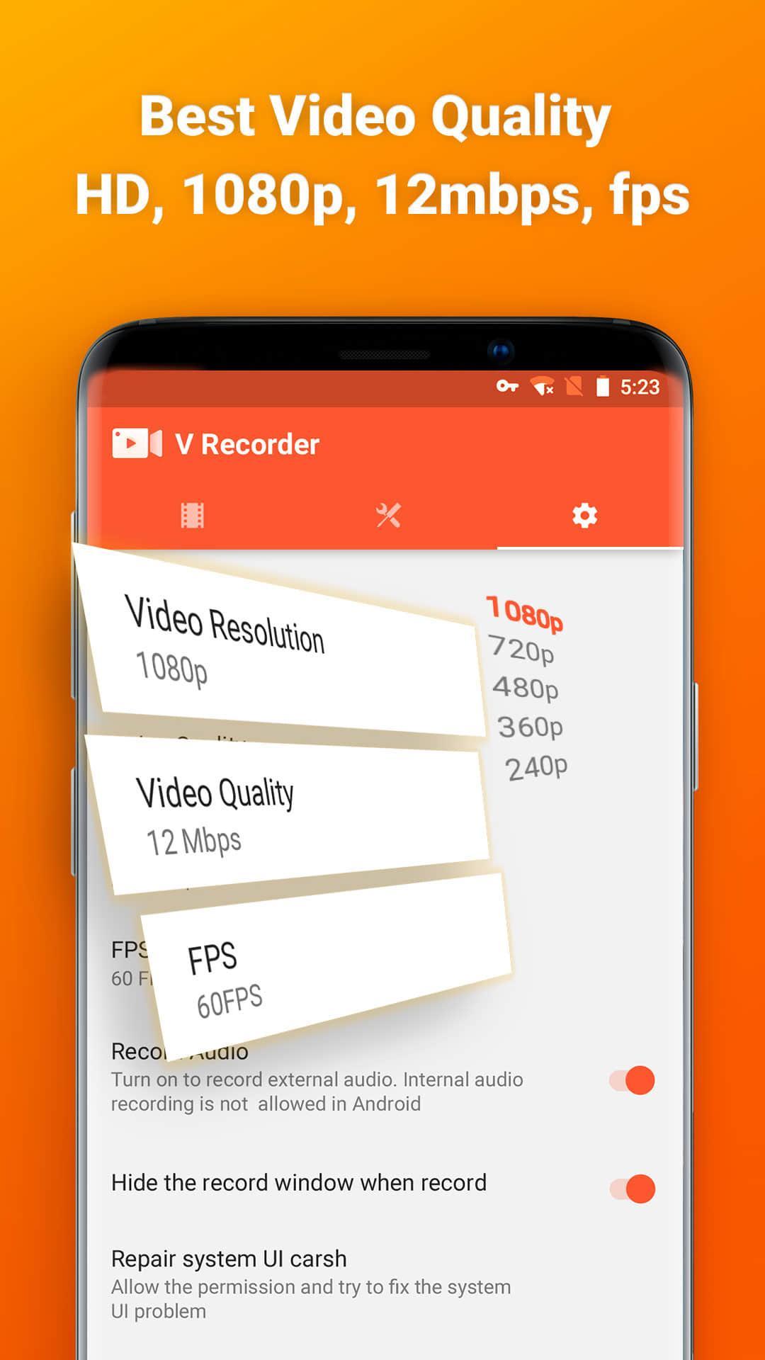 Screen Recorder, Video Recorder, V Recorder Editor 4.0.0 Screenshot 5