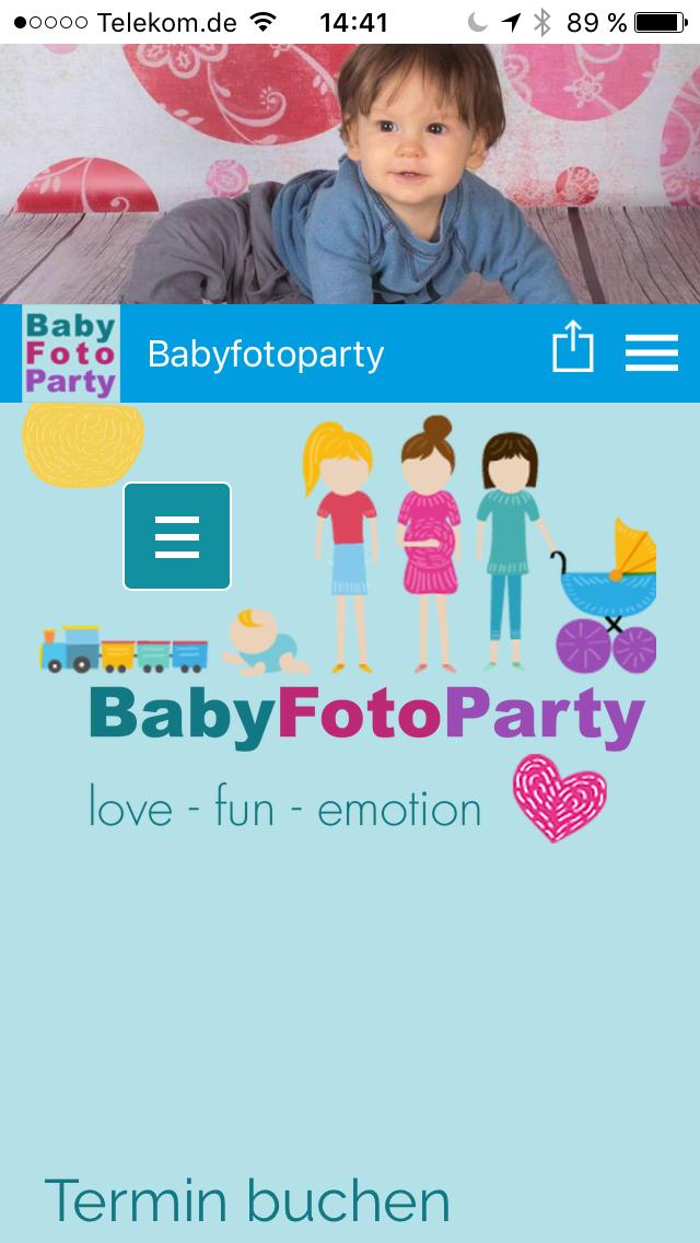 BabyFotoParty - Babyfotografie 6.472 Screenshot 3