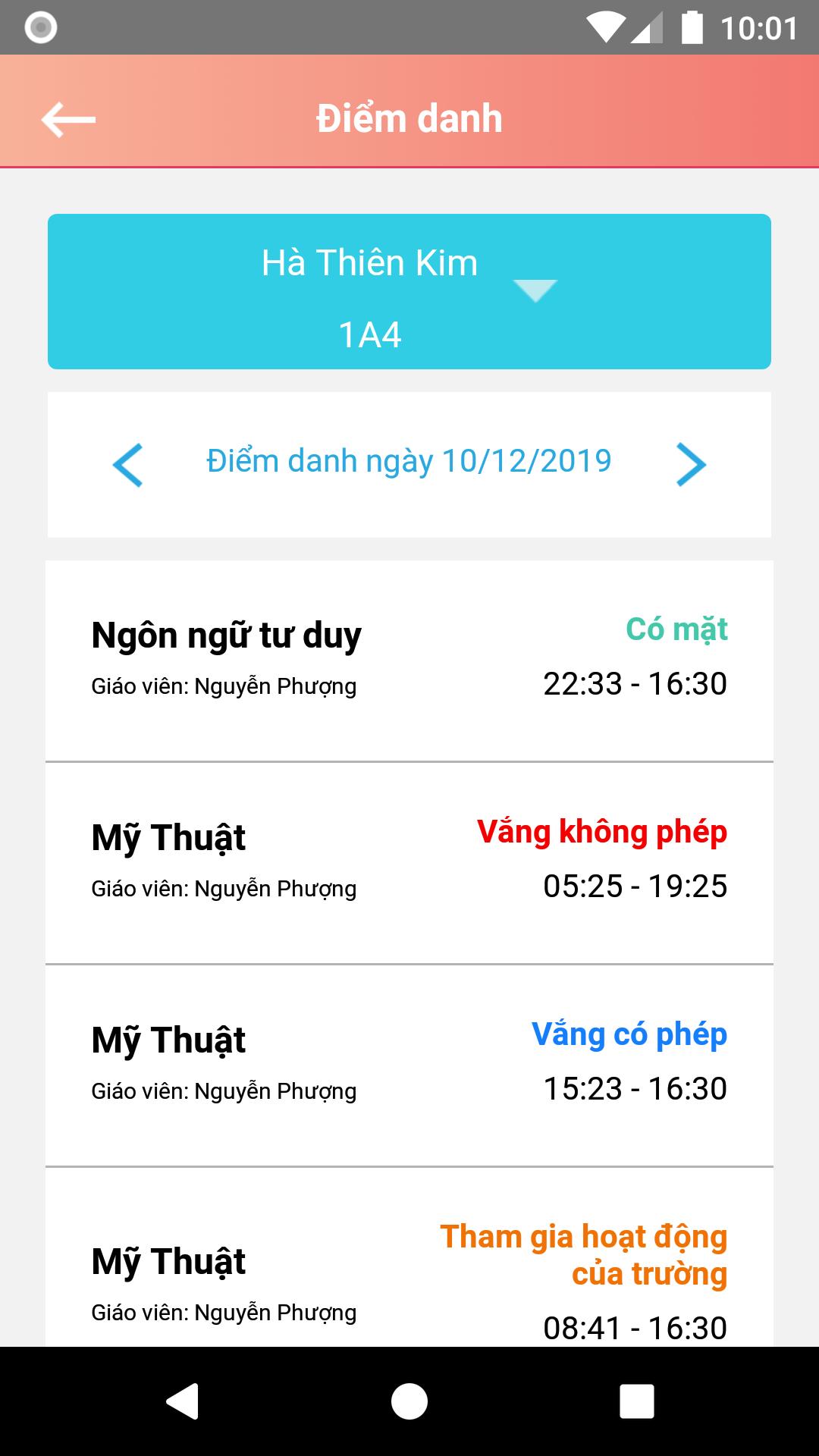 YSchool Phụ Huynh 5.0.38 Screenshot 2