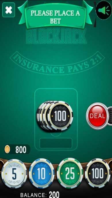 BlackJack 21 - Free & Offline 1.1.0 Screenshot 1