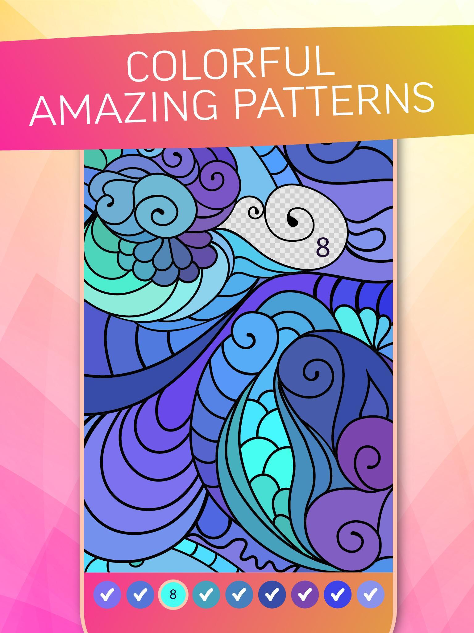 Antistress Coloring By Numbers For Adults 2.1 Screenshot 11