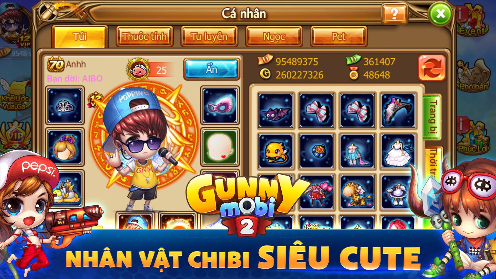 Gunny Mobi - Bắn Gà Teen & Cute 3.8.1.0 Screenshot 1