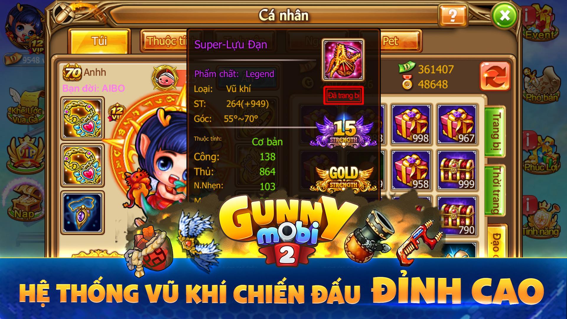 Gunny Mobi - Bắn Gà Teen & Cute 3.8.1.0 Screenshot 3