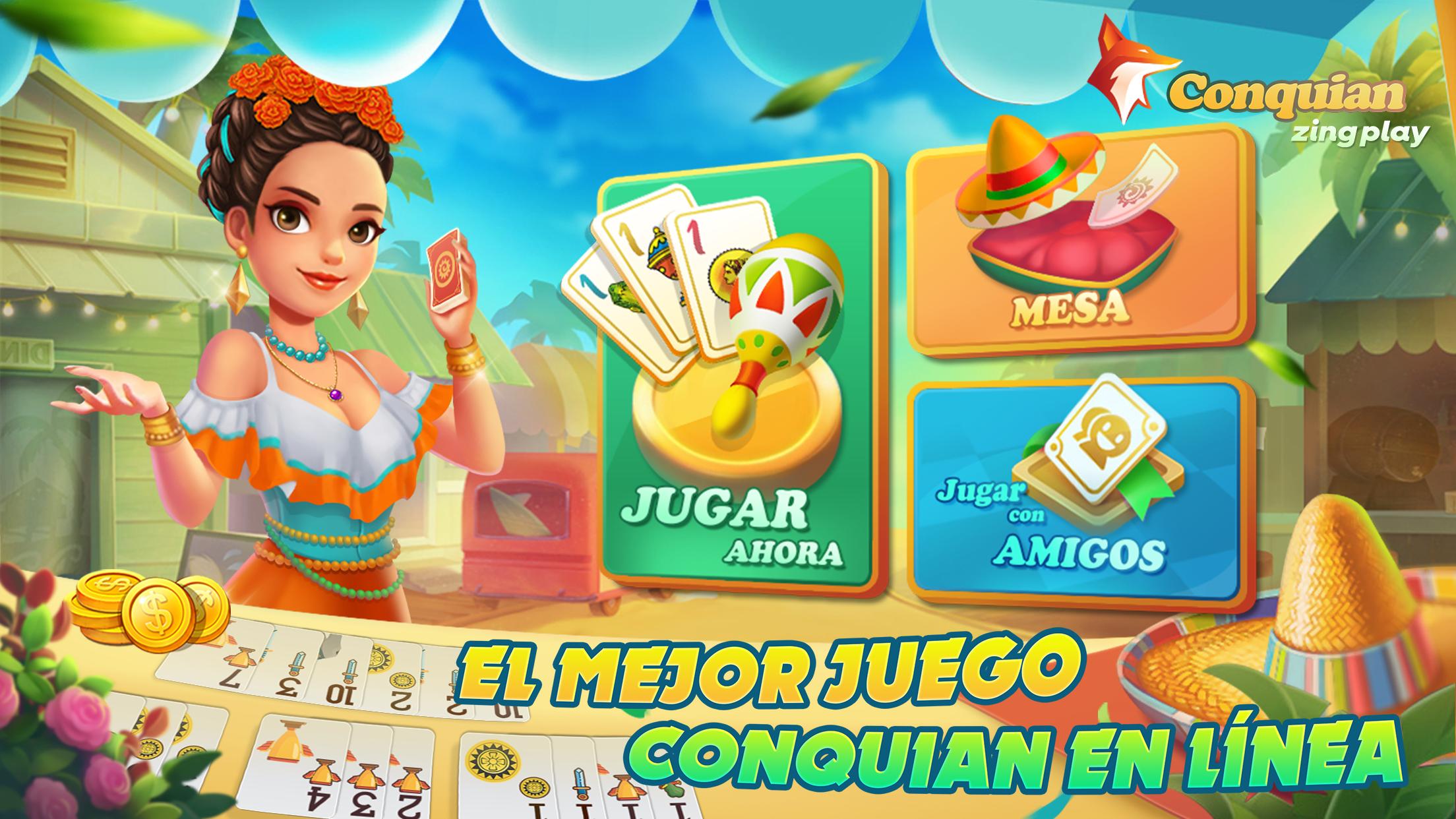 Conquian Zingplay: el mejor juego de cartas gratis 6.0 Screenshot 1