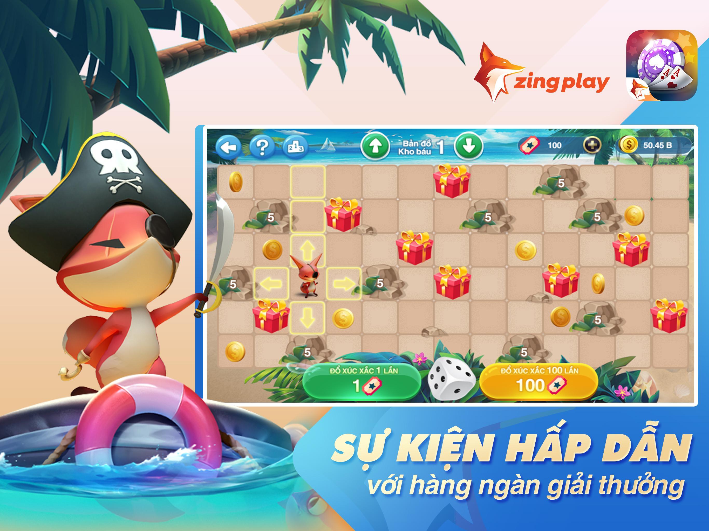 Tú Lơ Khơ - Tá Lả - Phỏm -  ZingPlay Game bài free 4.3 Screenshot 14