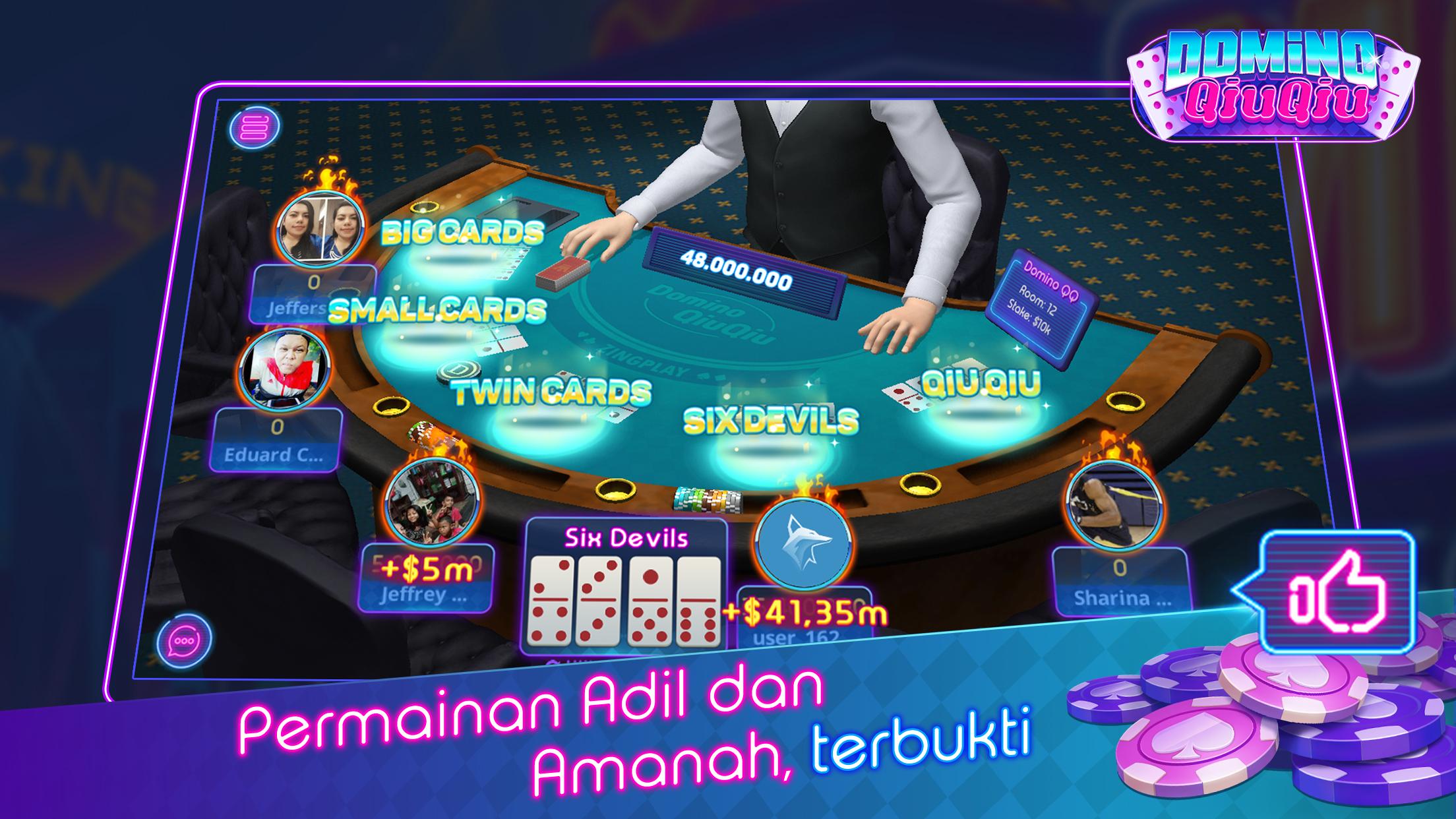 DOMINO QIUQIU 3D ZingPlay - Poker QQ 99 TERBAIK 1.8.74 Screenshot 13