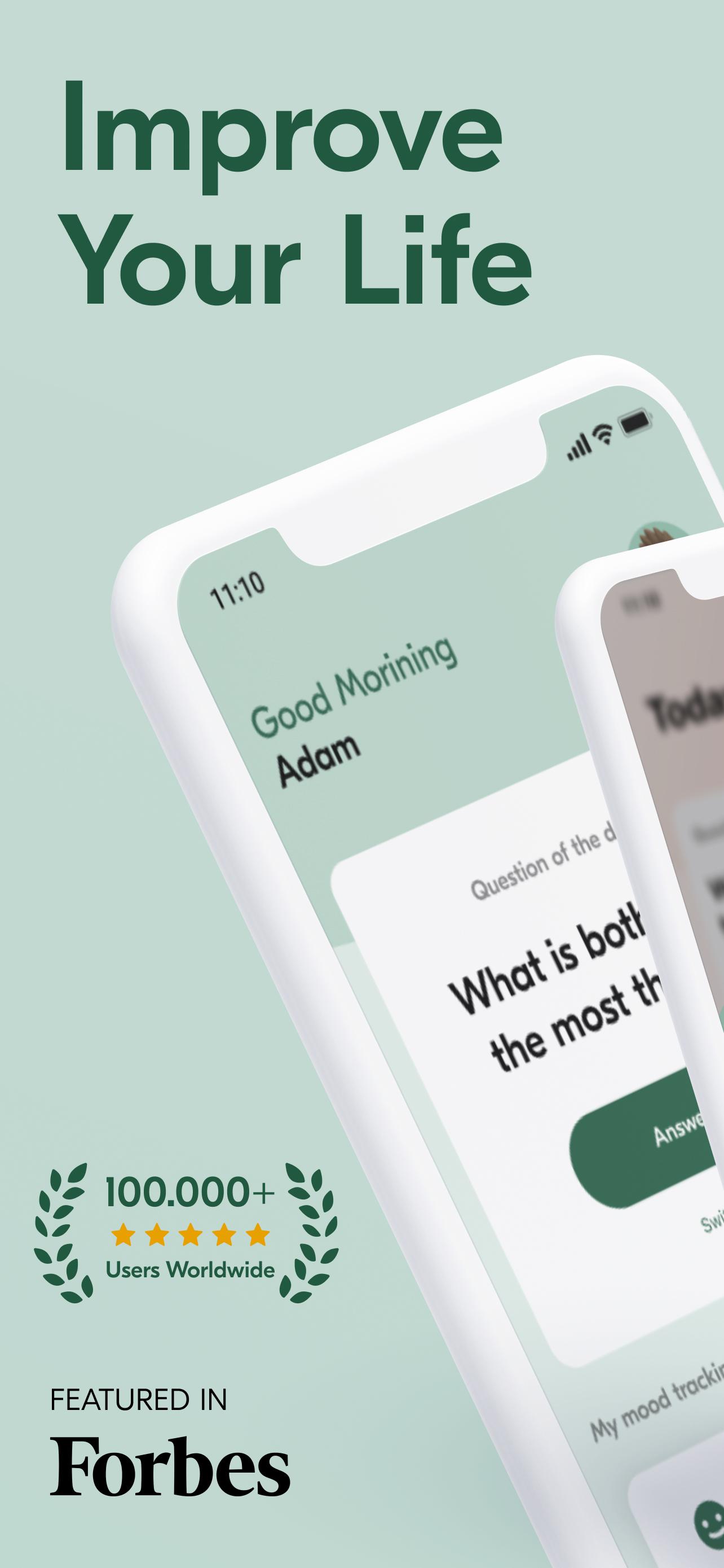 VOS Diary, Smart Journal & Mood Tracker App 1.9.1 Screenshot 1