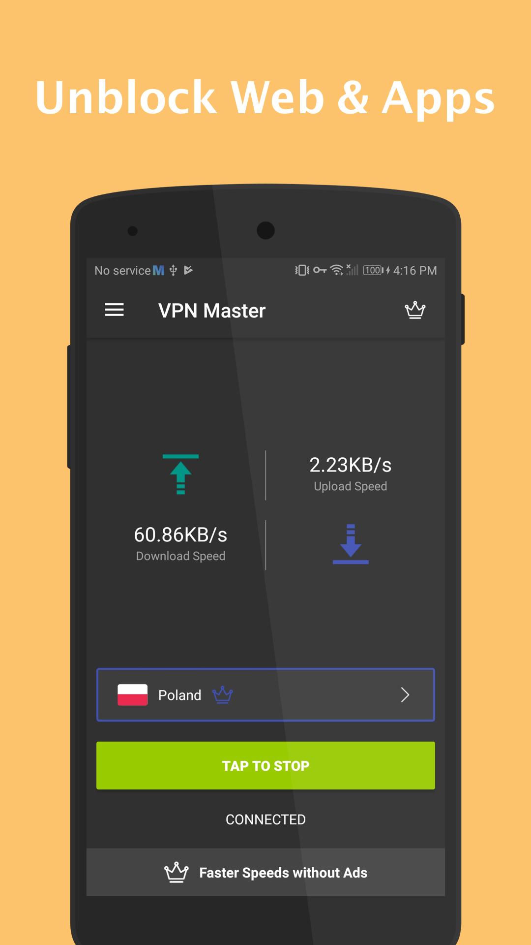 VPN Master Unlimited VPN Proxy 2.5.012 Screenshot 4