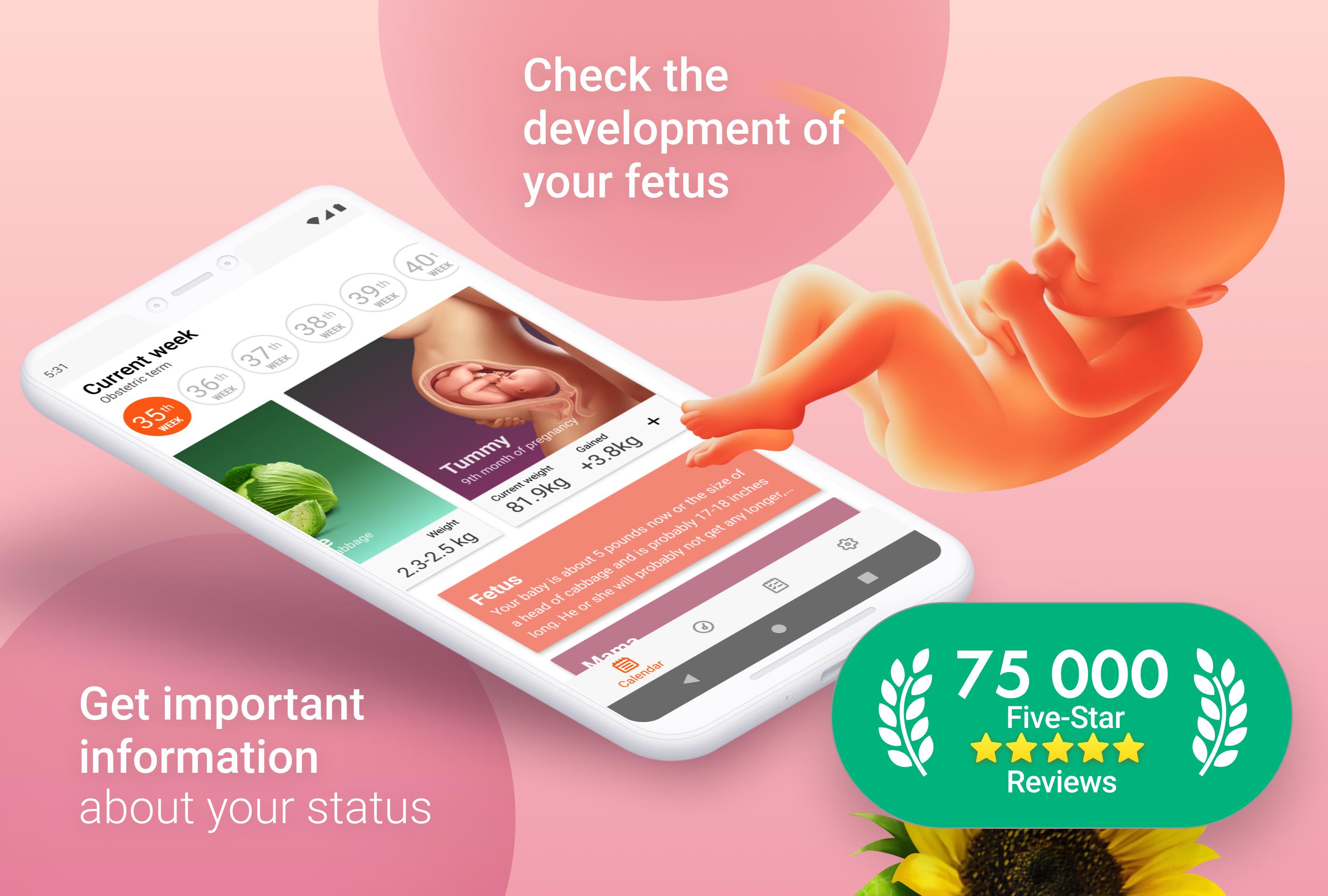 Pregnancy Tracker Week by Week 3.17 Screenshot 1