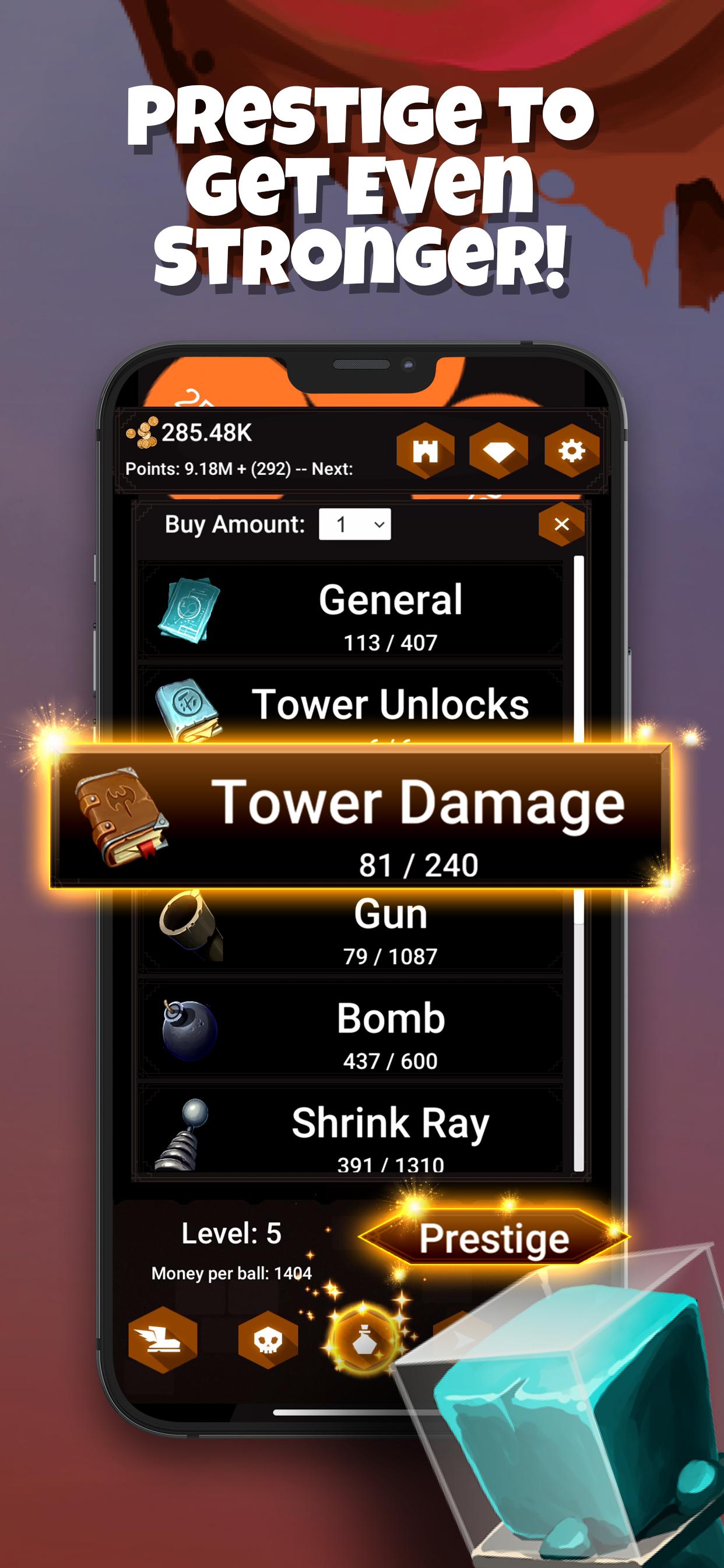 Tower Ball Incremental Tower Defense 356 Screenshot 5