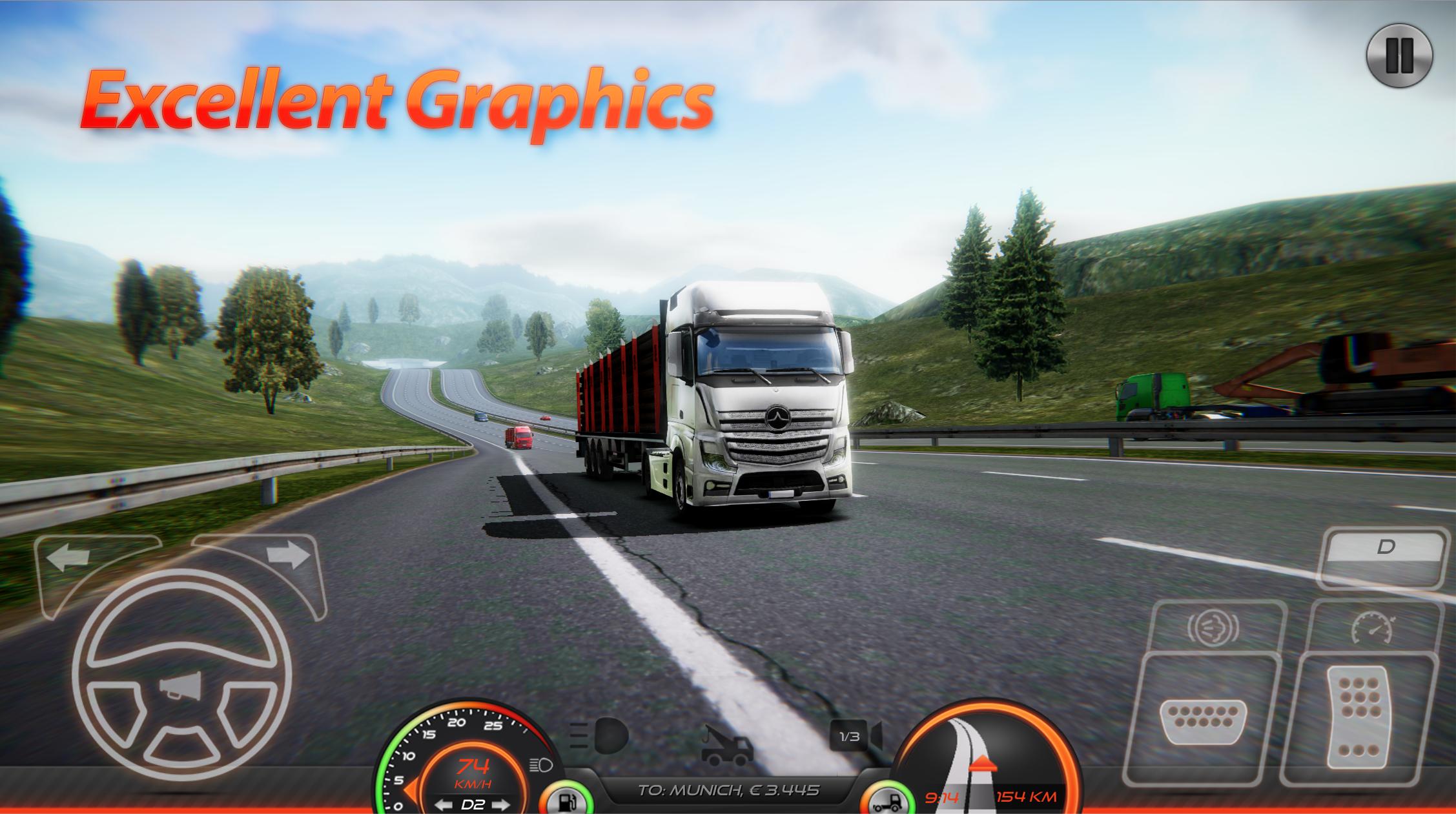 Truck Simulator : Europe 2 0.36 Screenshot 1